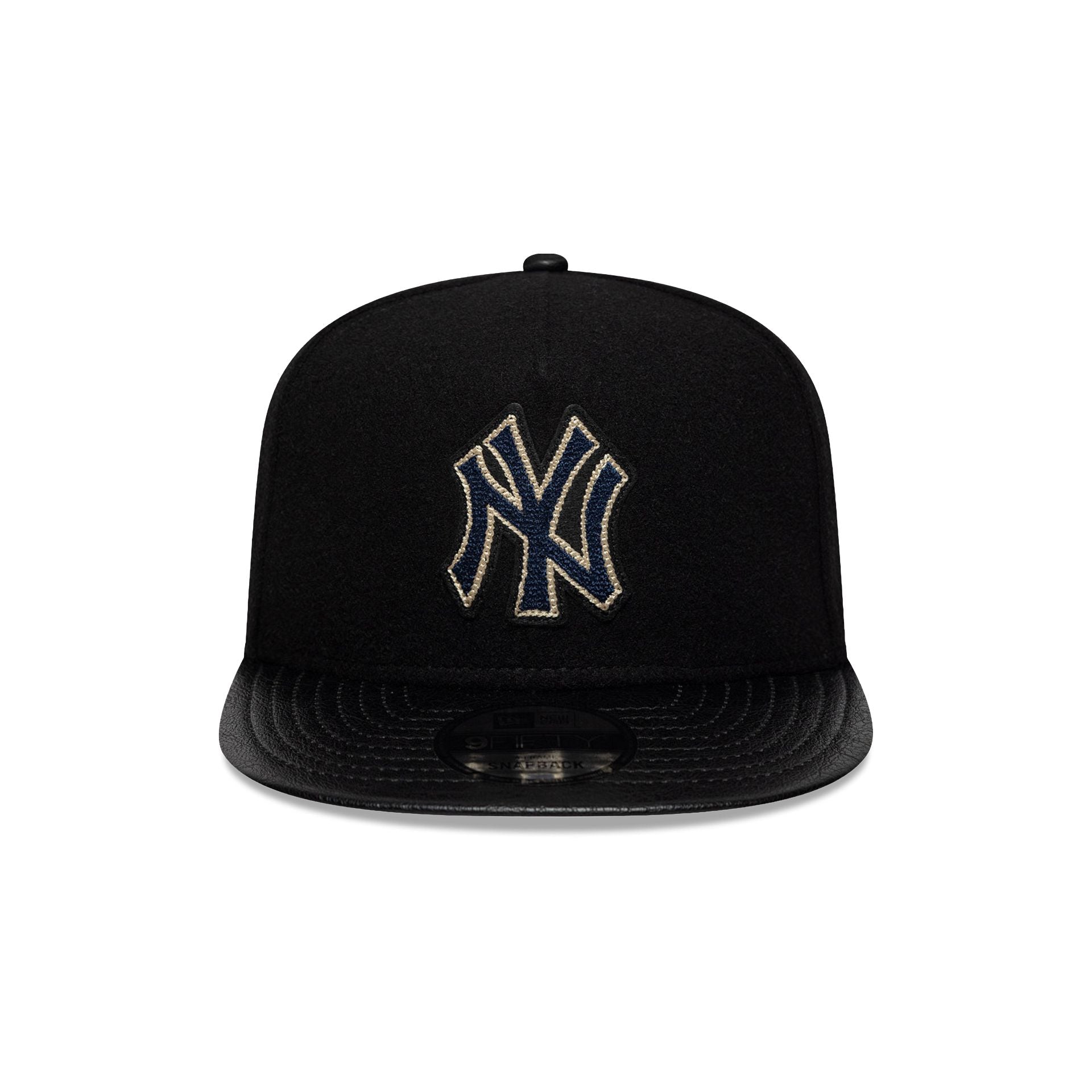 New York Yankees Wool Letterman 9FIFTY A-Frame Snapback Hat - Image 2