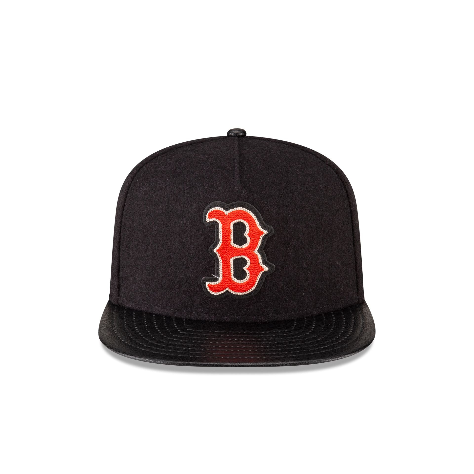 Boston Red Sox Wool Letterman 9FIFTY A-Frame Snapback Hat - Image 2