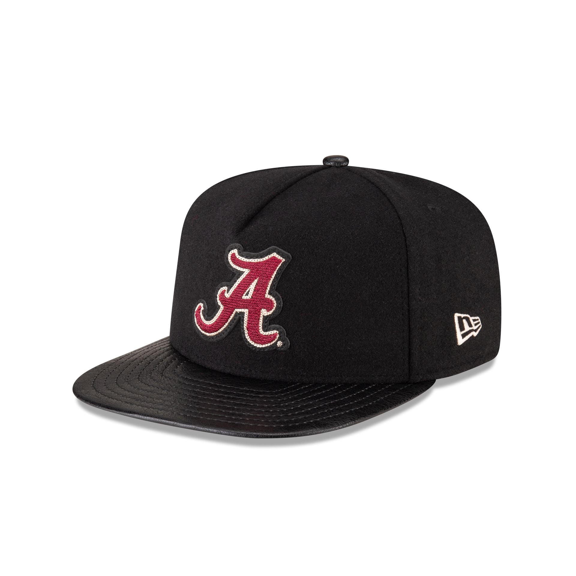 Alabama Crimson Tide Wool Letterman 9FIFTY A-Frame Snapback Hat - Image 3
