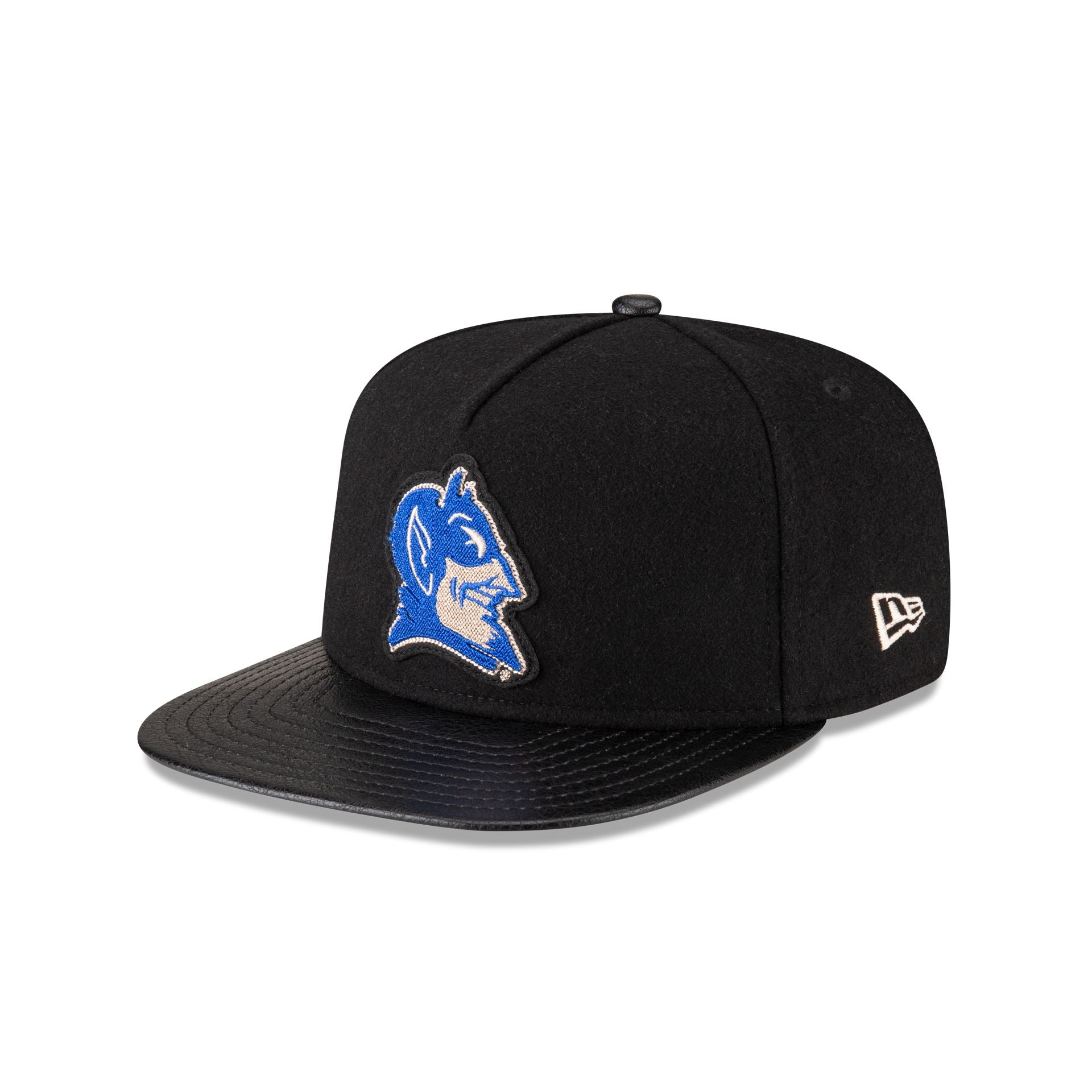 Duke Blue Devils Wool Letterman 9FIFTY A-Frame Snapback Hat - Image 3