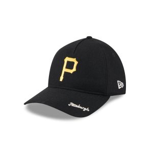 Pittsburgh Pirates Wool Letterman 9TWENTY A-Frame Adjustable Hat Adjustable Hat