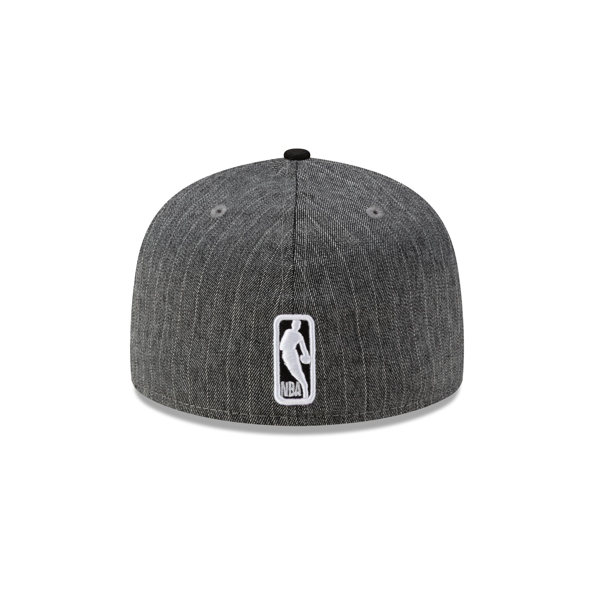 Just Caps Black Pinstripe Golden State Warriors 59FIFTY Fitted Hat - Image 6
