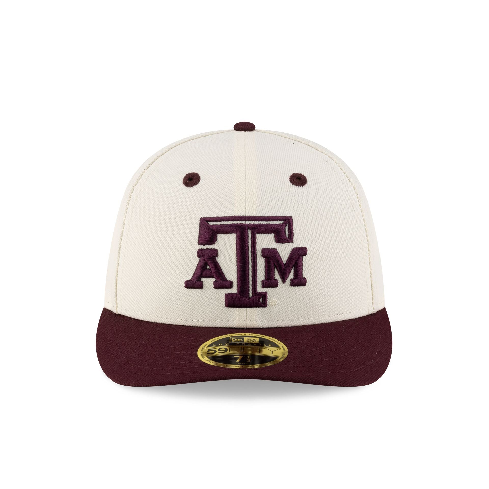 Texas A&M Aggies Chrome White Low Profile 59FIFTY Fitted Hat - Image 2