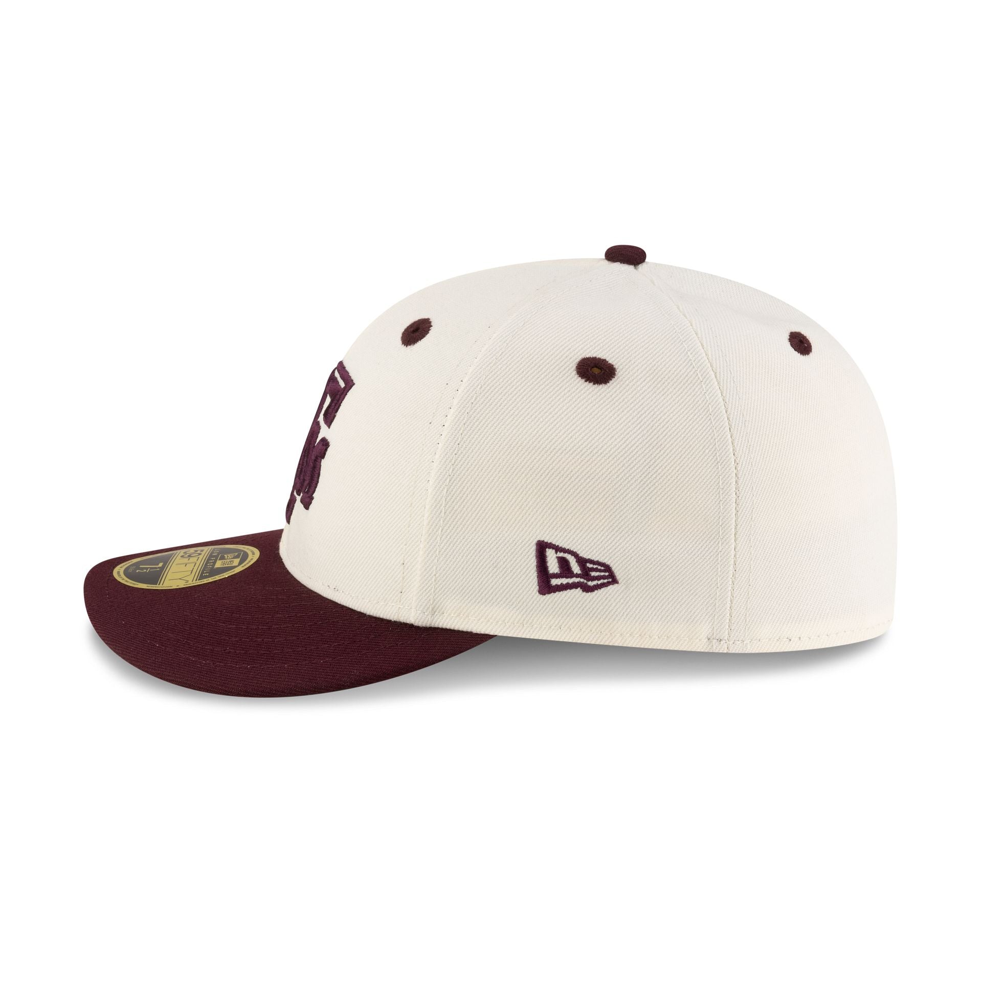 Texas A&M Aggies Chrome White Low Profile 59FIFTY Fitted Hat - Image 4