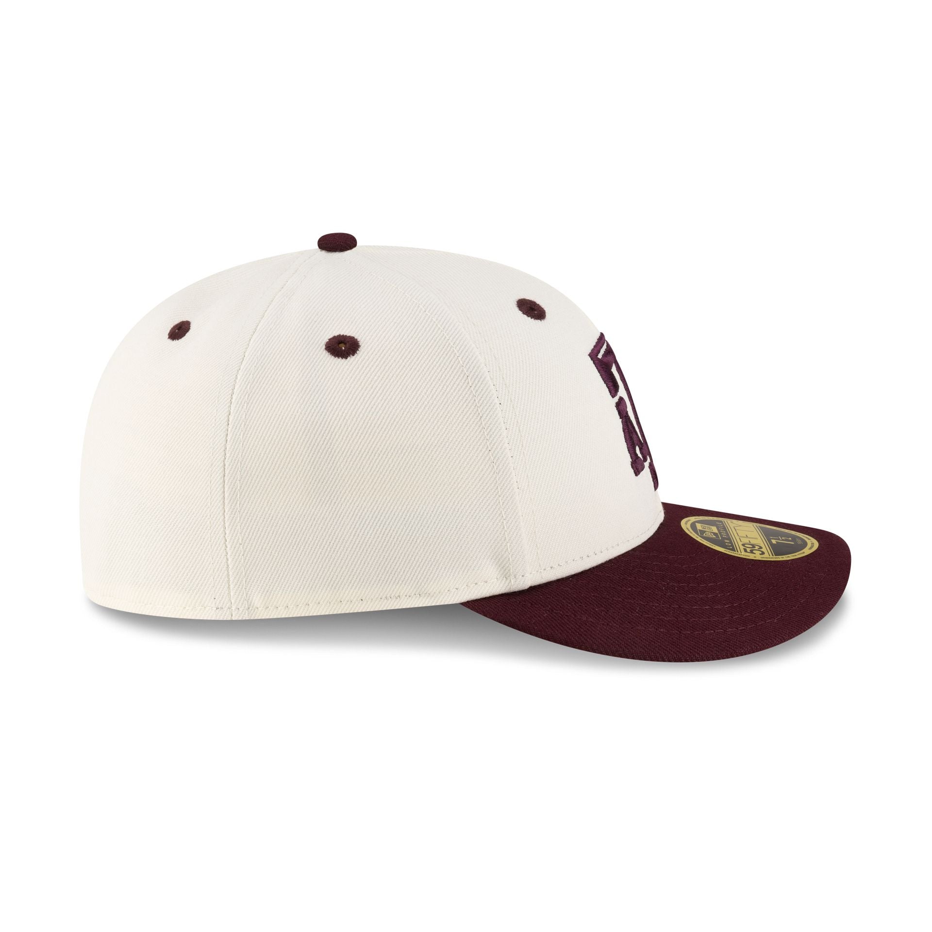 Texas A&M Aggies Chrome White Low Profile 59FIFTY Fitted Hat - Image 5