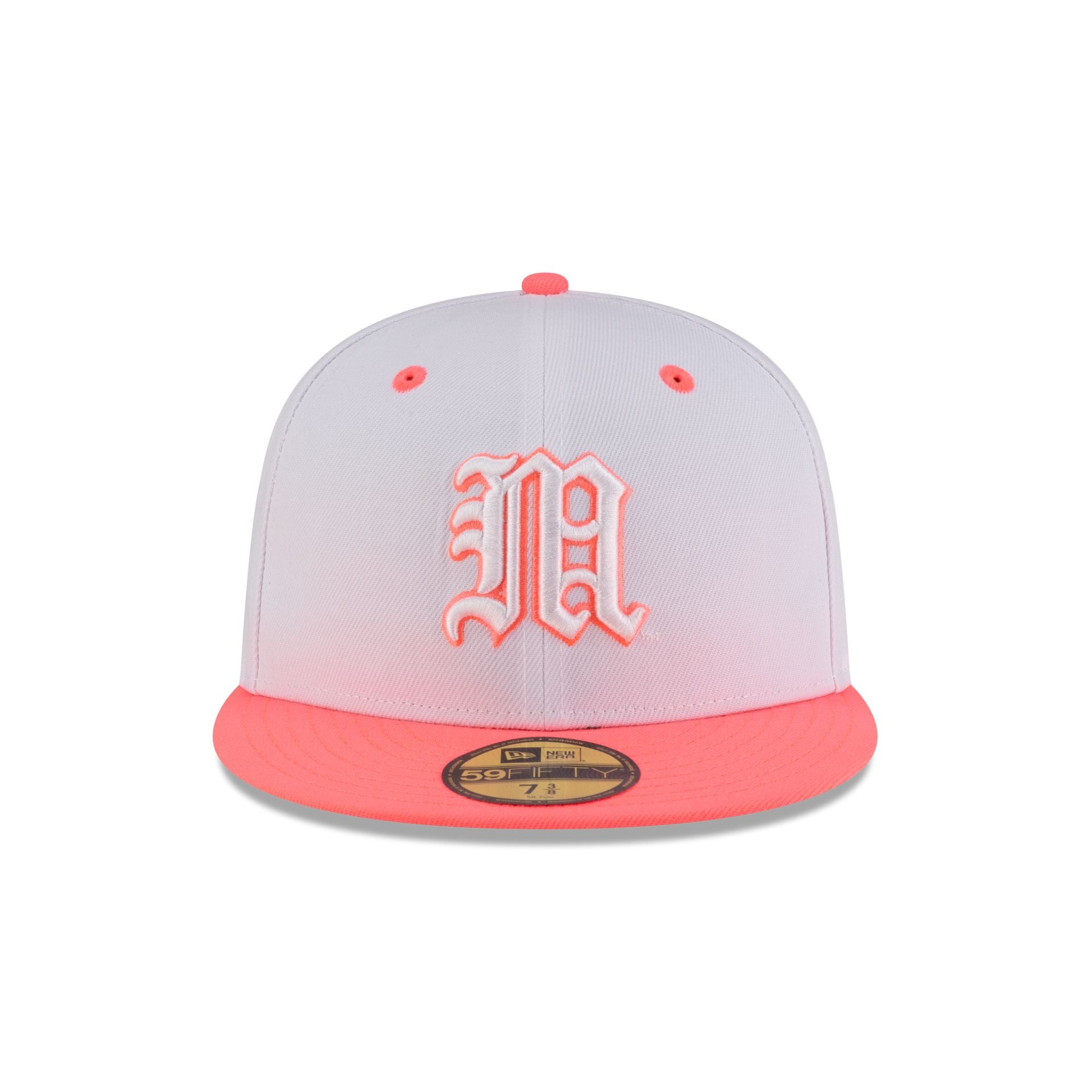 Miami Hurricanes Chrome Pink 59FIFTY Fitted Hat - Image 2