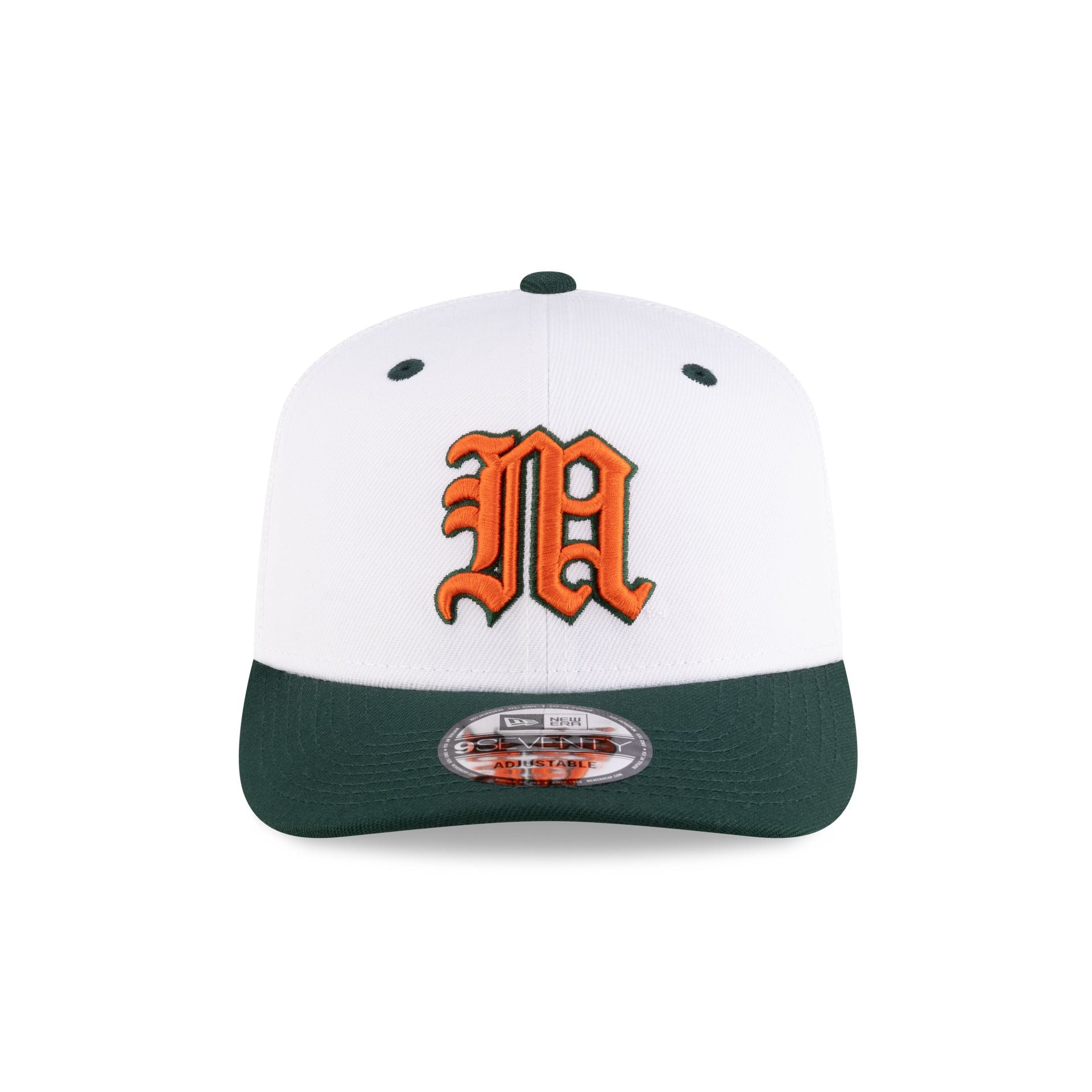 New Era x adidas Miami Hurricanes White 9SEVENTY Trucker Hat - Image 2