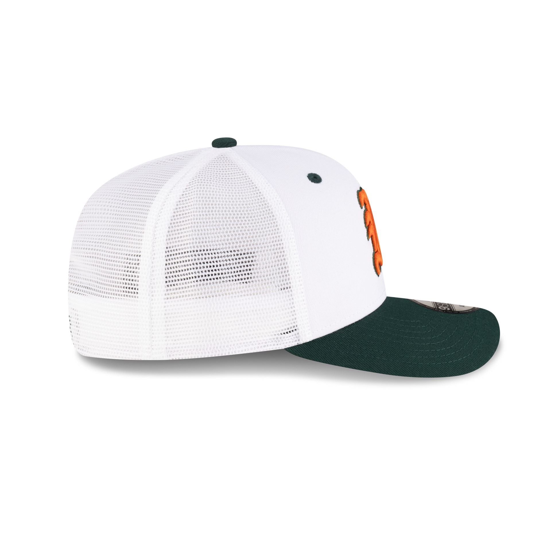 New Era x adidas Miami Hurricanes White 9SEVENTY Trucker Hat - Image 5