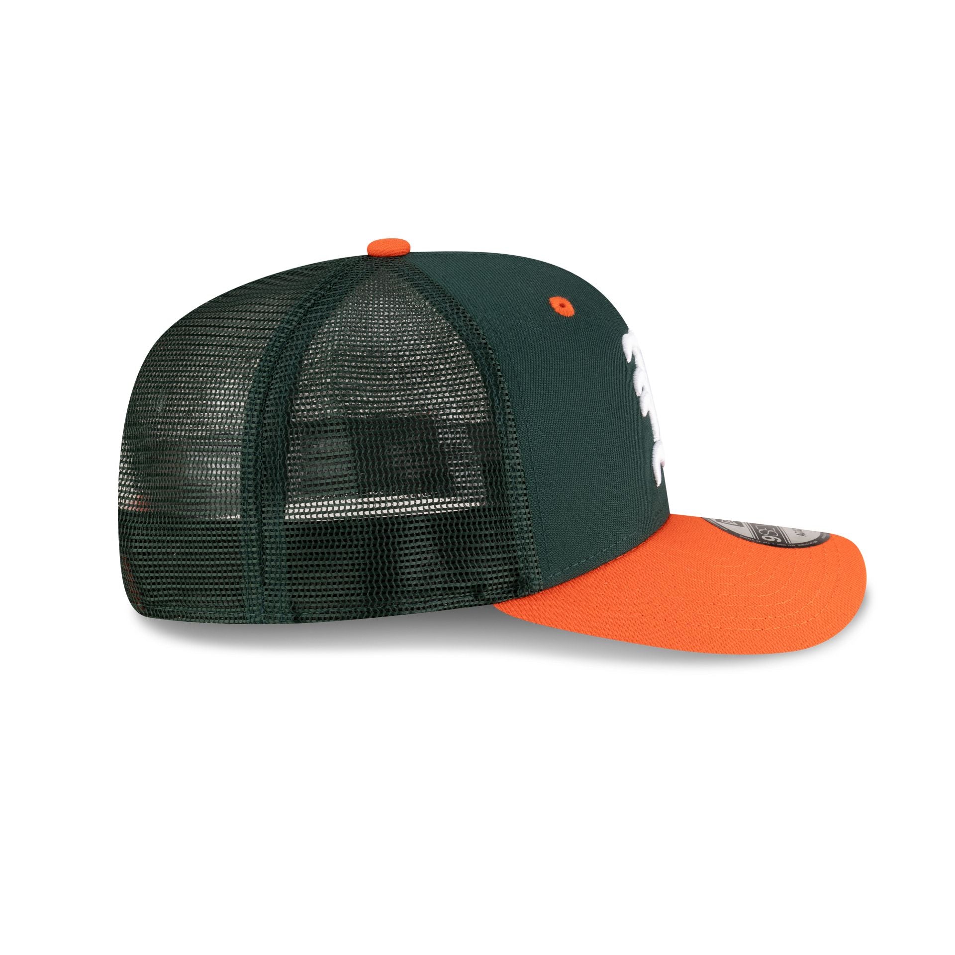 New Era x adidas Miami Hurricanes Green 9SEVENTY Trucker Hat - Image 5