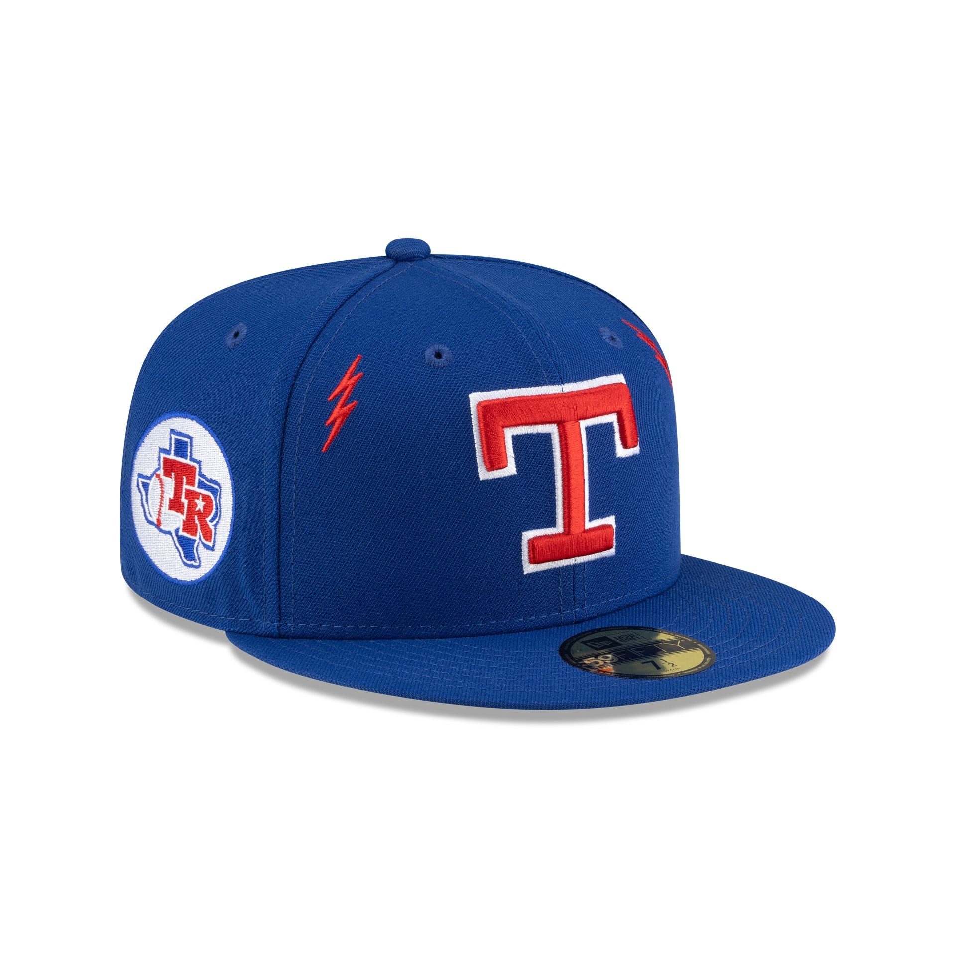 Diet Starts Monday x Texas Rangers Lightening Bolts 59FIFTY Fitted Hat - Image 3