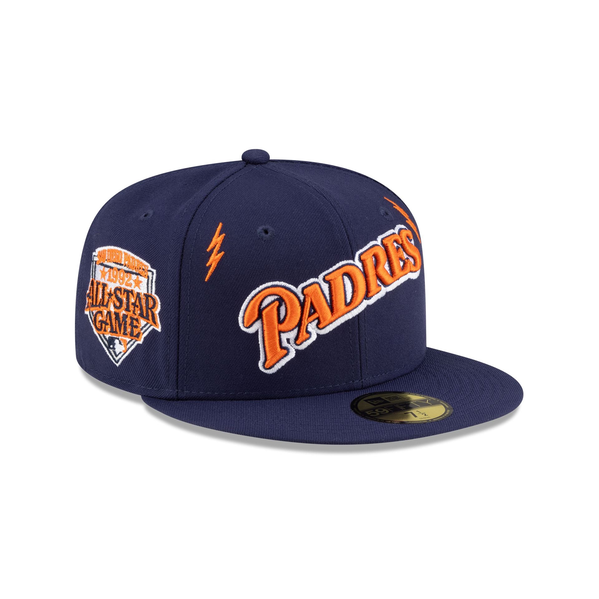 Diet Starts Monday x San Diego Padres Lightening Bolts 59FIFTY Fitted Hat - Image 3