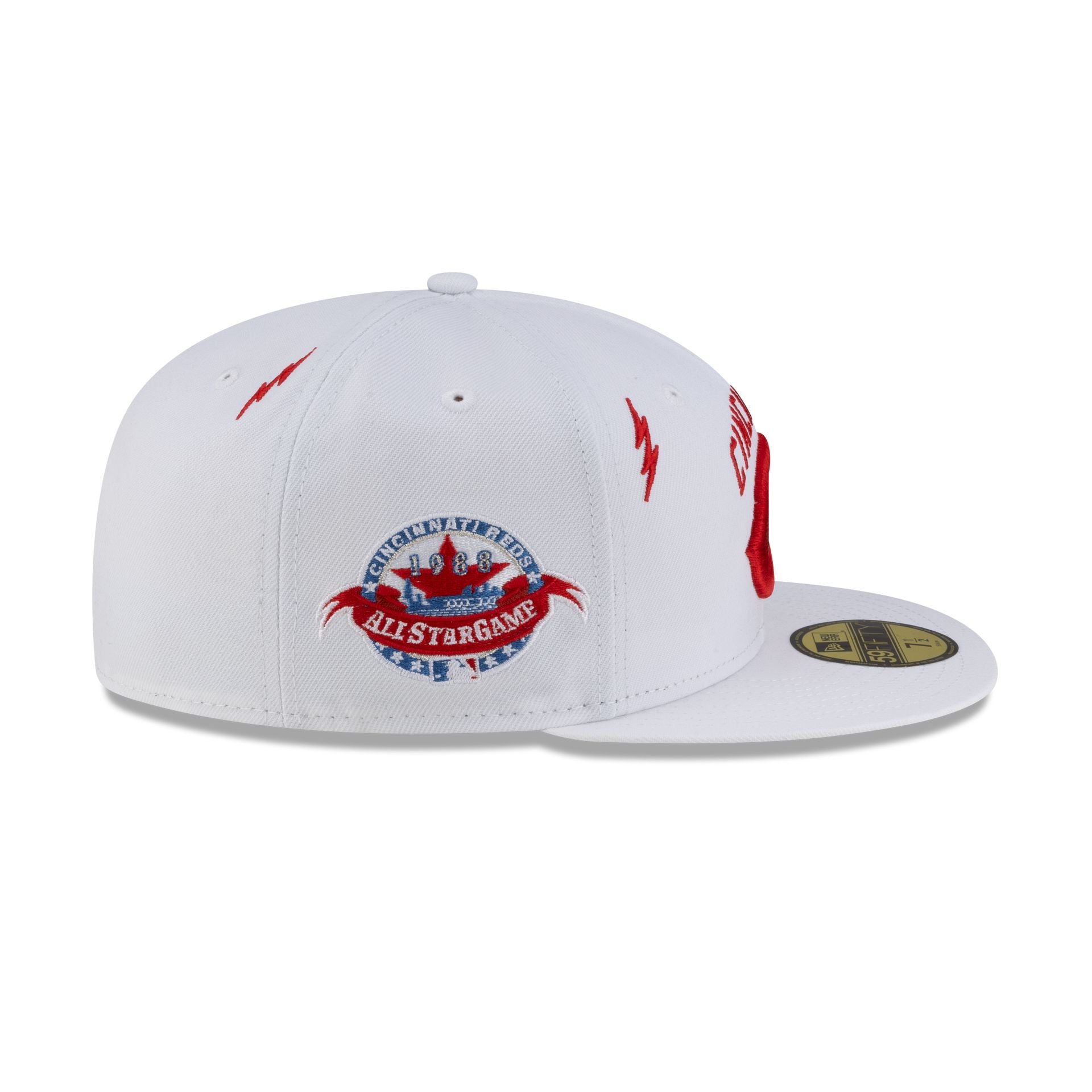 Diet Starts Monday x Cincinnati Reds Lightening Bolts 59FIFTY Fitted Hat - Image 5