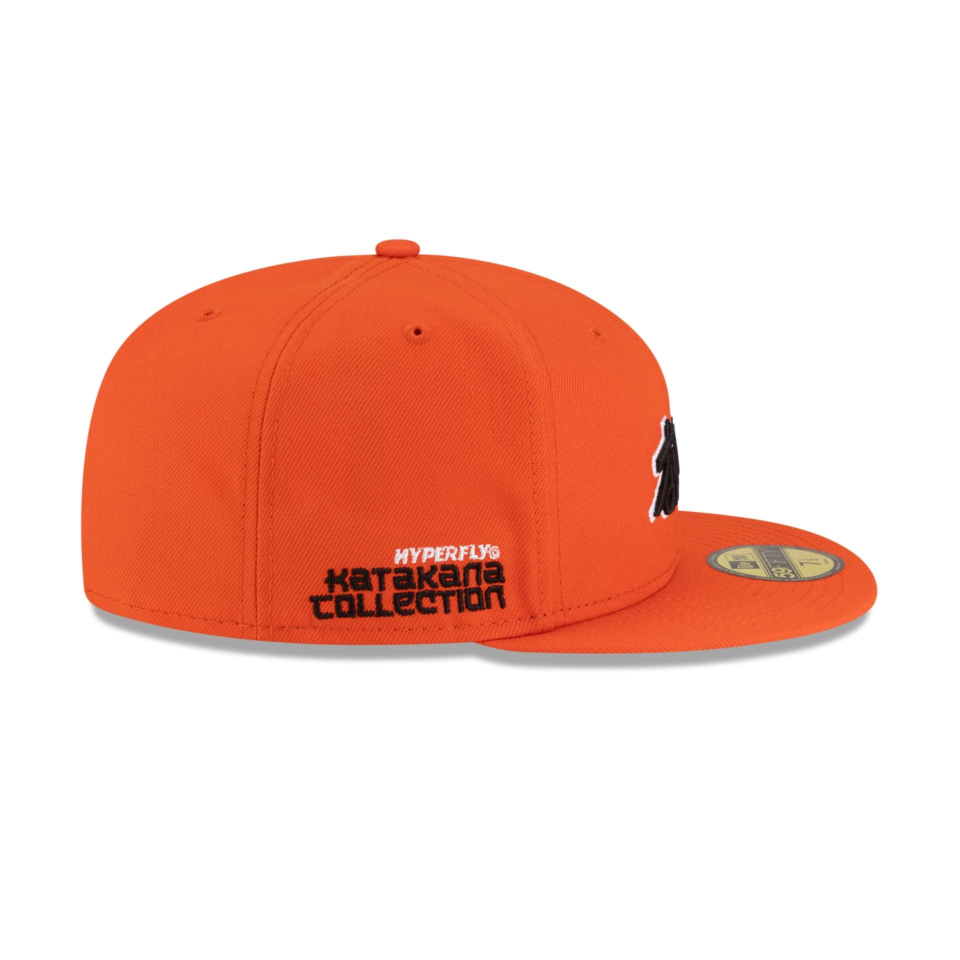 Hyperfly Katakana x Baltimore Orioles Orange 59FIFTY Fitted Hat - Image 4