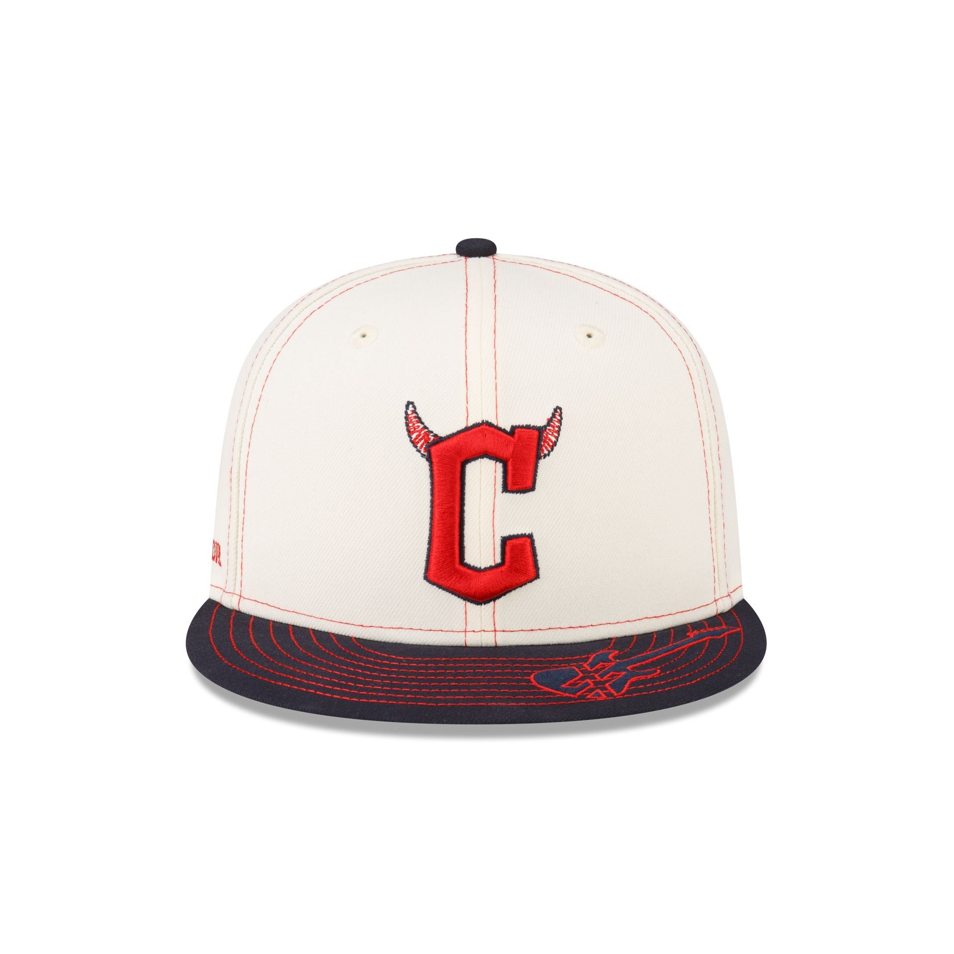 mgk x Cleveland Guardians Chrome White 59FIFTY Fitted Hat - Image 2