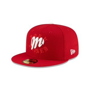 Born x Raised x Diablos Rojos del México Scarlet 59FIFTY Fitted Hat