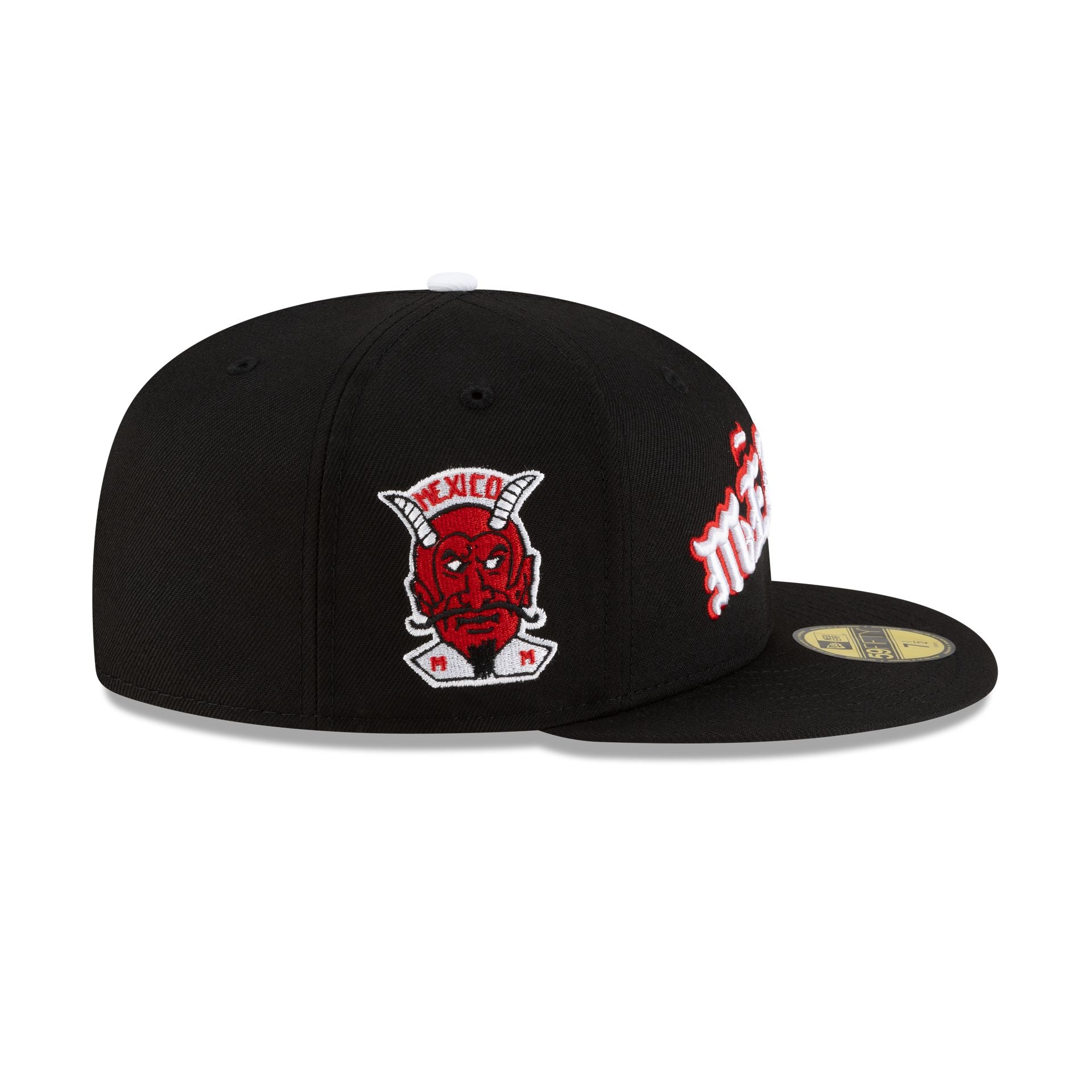 Born x Raised x Diablos Rojos del México Sidepatch 59FIFTY Fitted Hat - Image 4