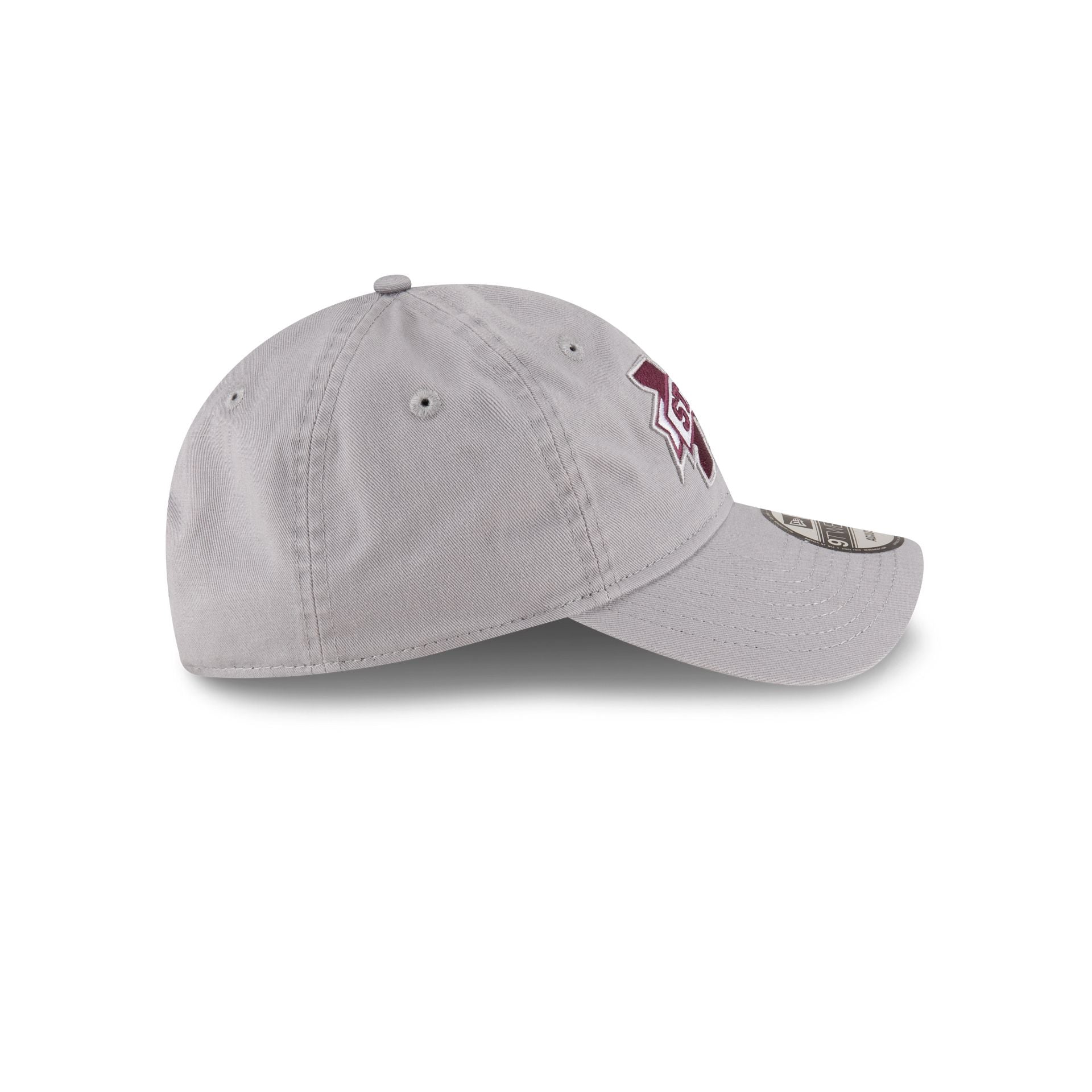 Mississippi State Bulldogs Gray 9TWENTY Adjustable Hat - Image 5