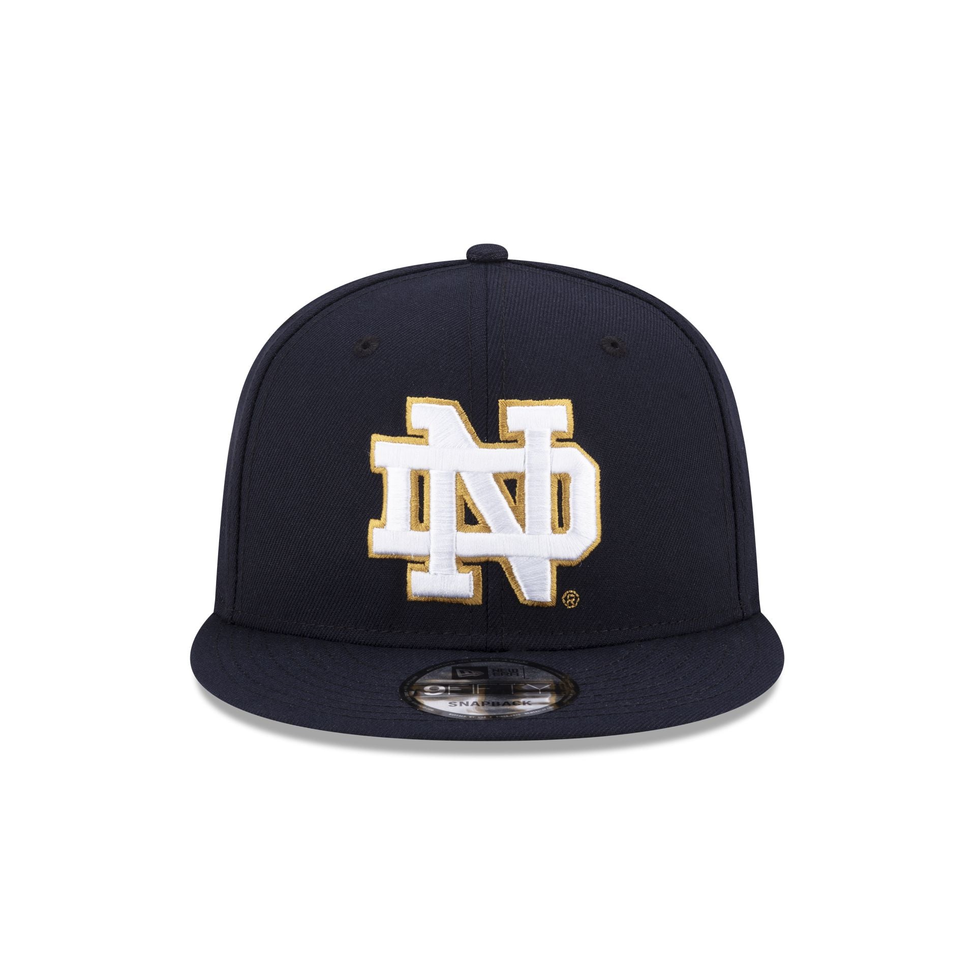 Notre Dame Fighting Irish Navy 9FIFTY Snapback Hat - Image 2