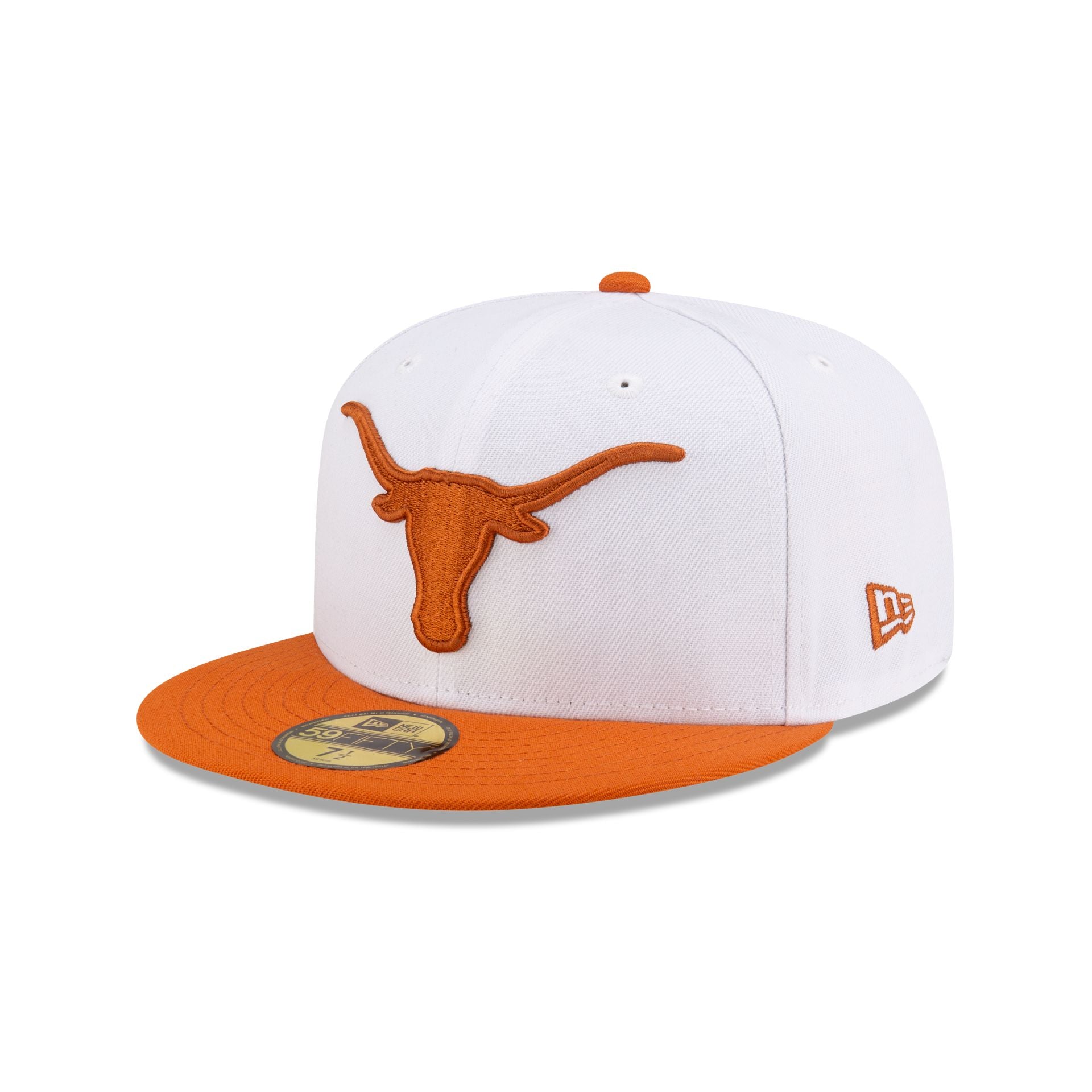 Texas Longhorns White 59FIFTY Fitted Hat - Image 3