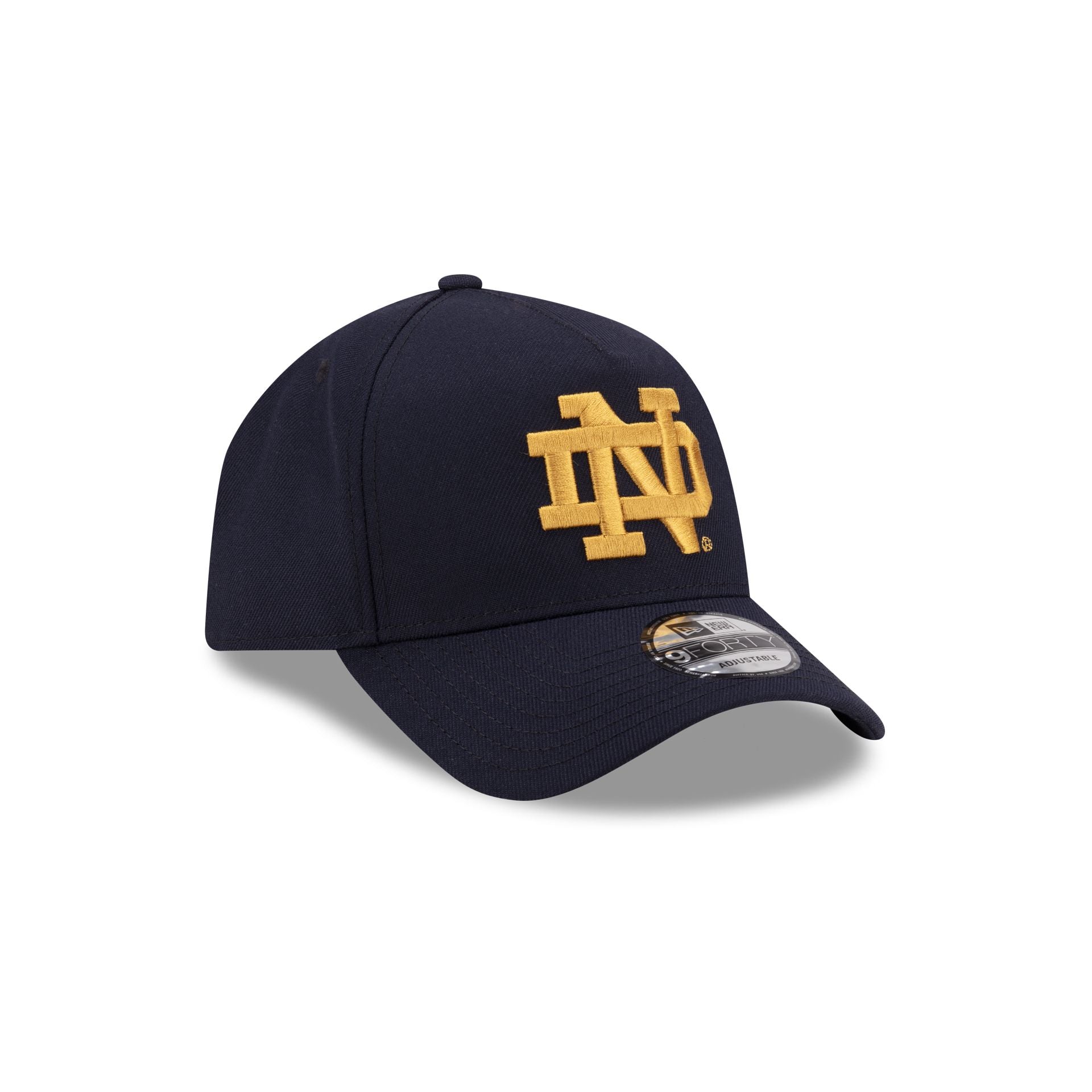 Notre Dame Fighting Irish Navy 9FORTY A-Frame Snapback Hat - Image 3