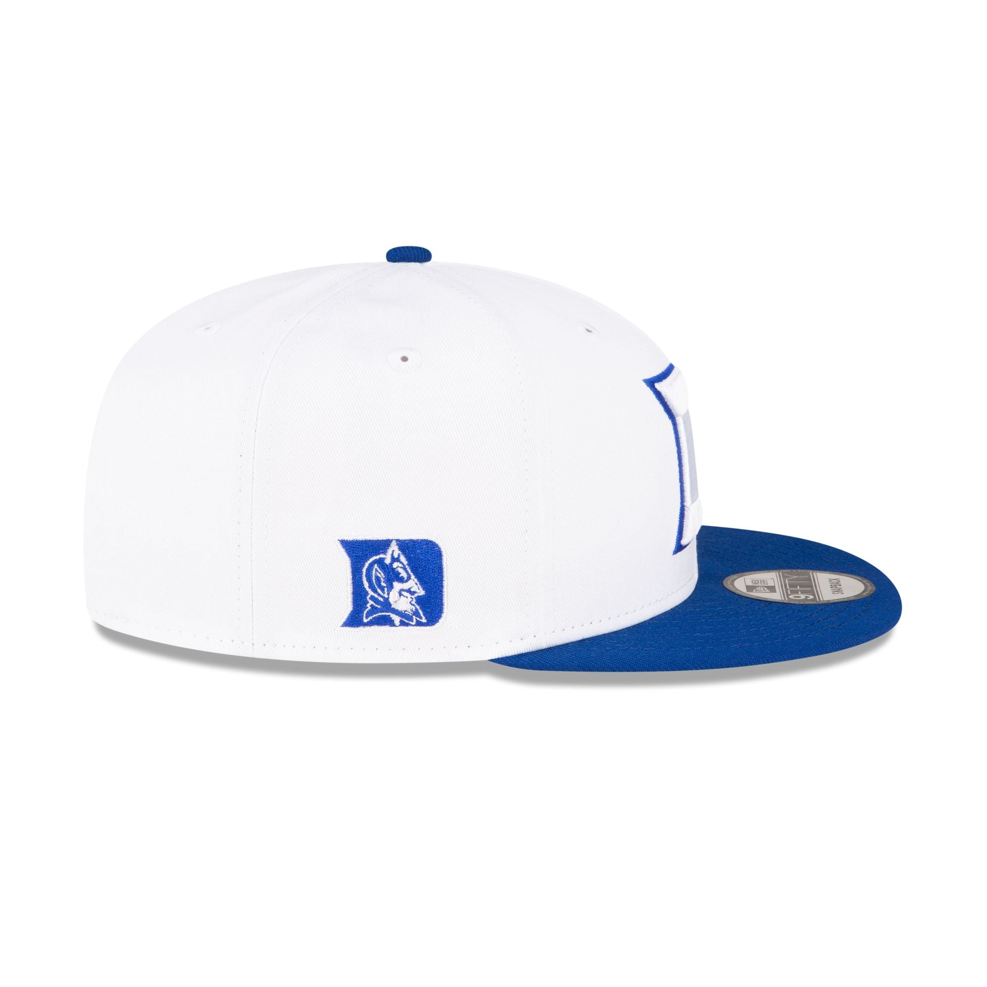 Duke Blue Devils White 9FIFTY Snapback Hat - Image 5
