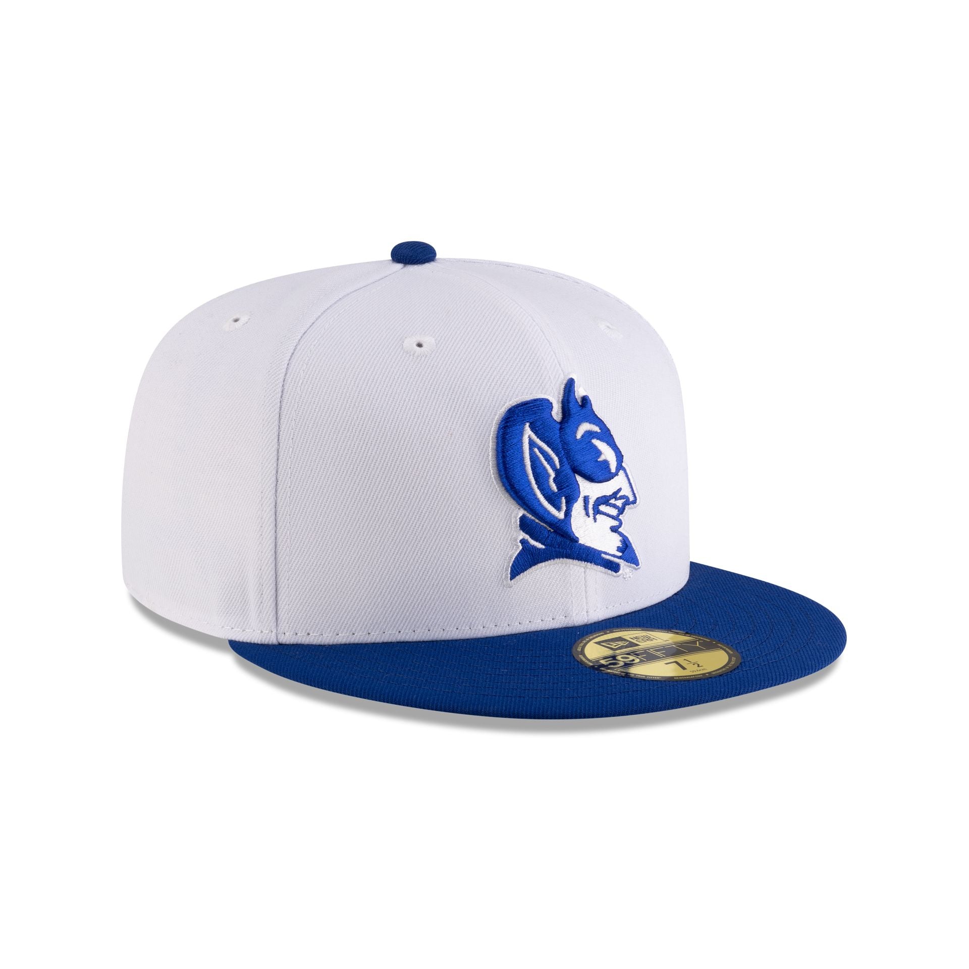 Duke Blue Devils White Royal 59FIFTY Fitted - Image 3