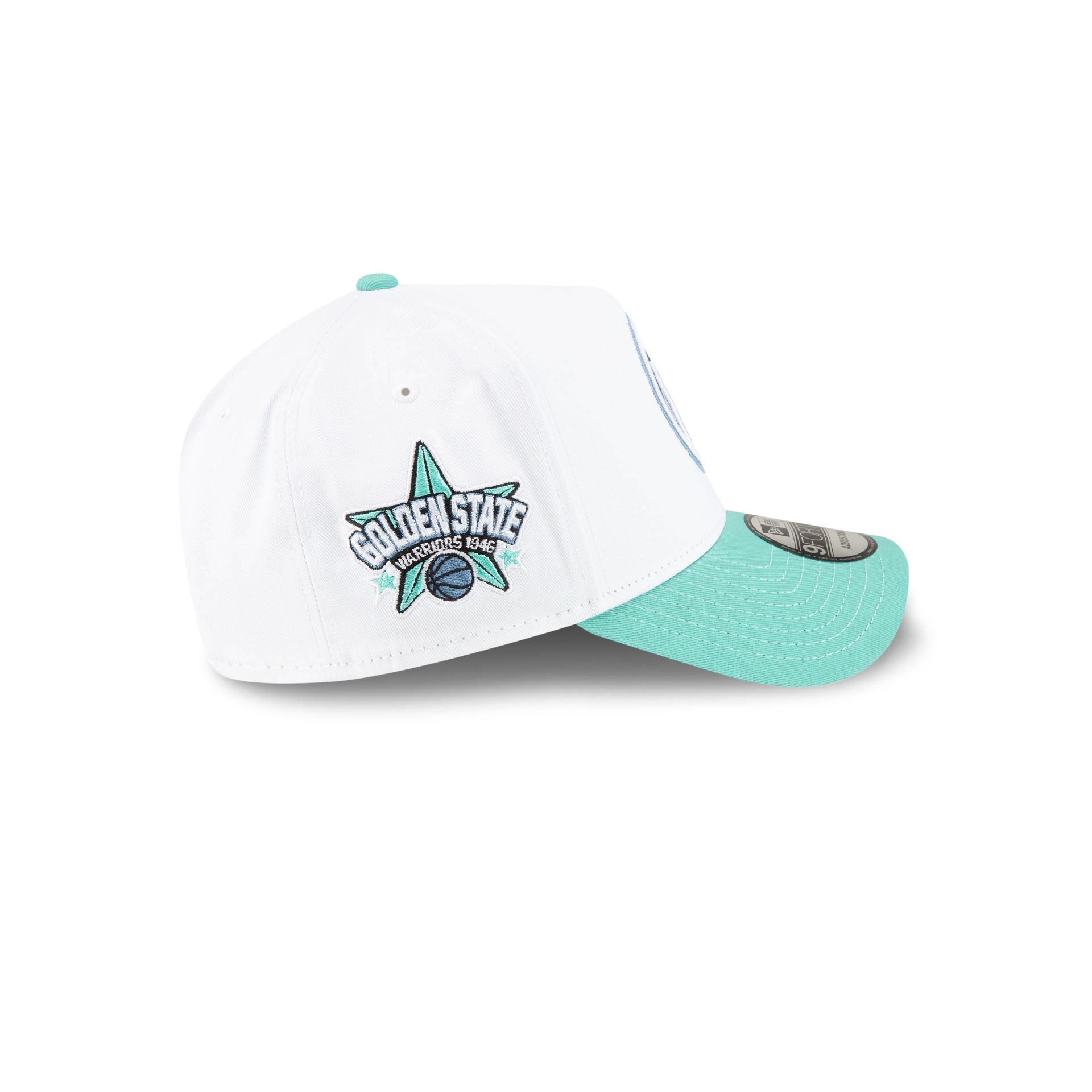 Golden State Warriors Spring Colorway 9FORTY A-Frame Snapback Hat - Image 4