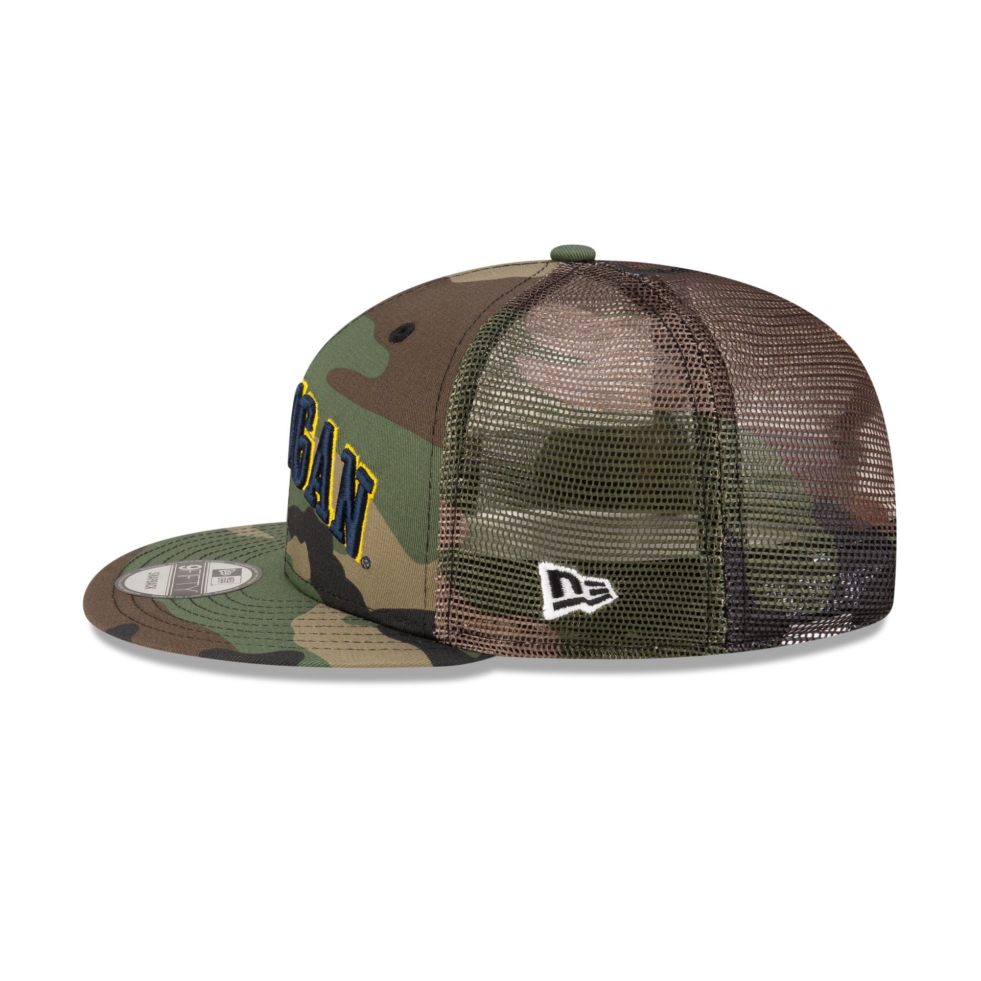 Michigan Wolverines Camo 9FIFTY Trucker Hat - Image 4