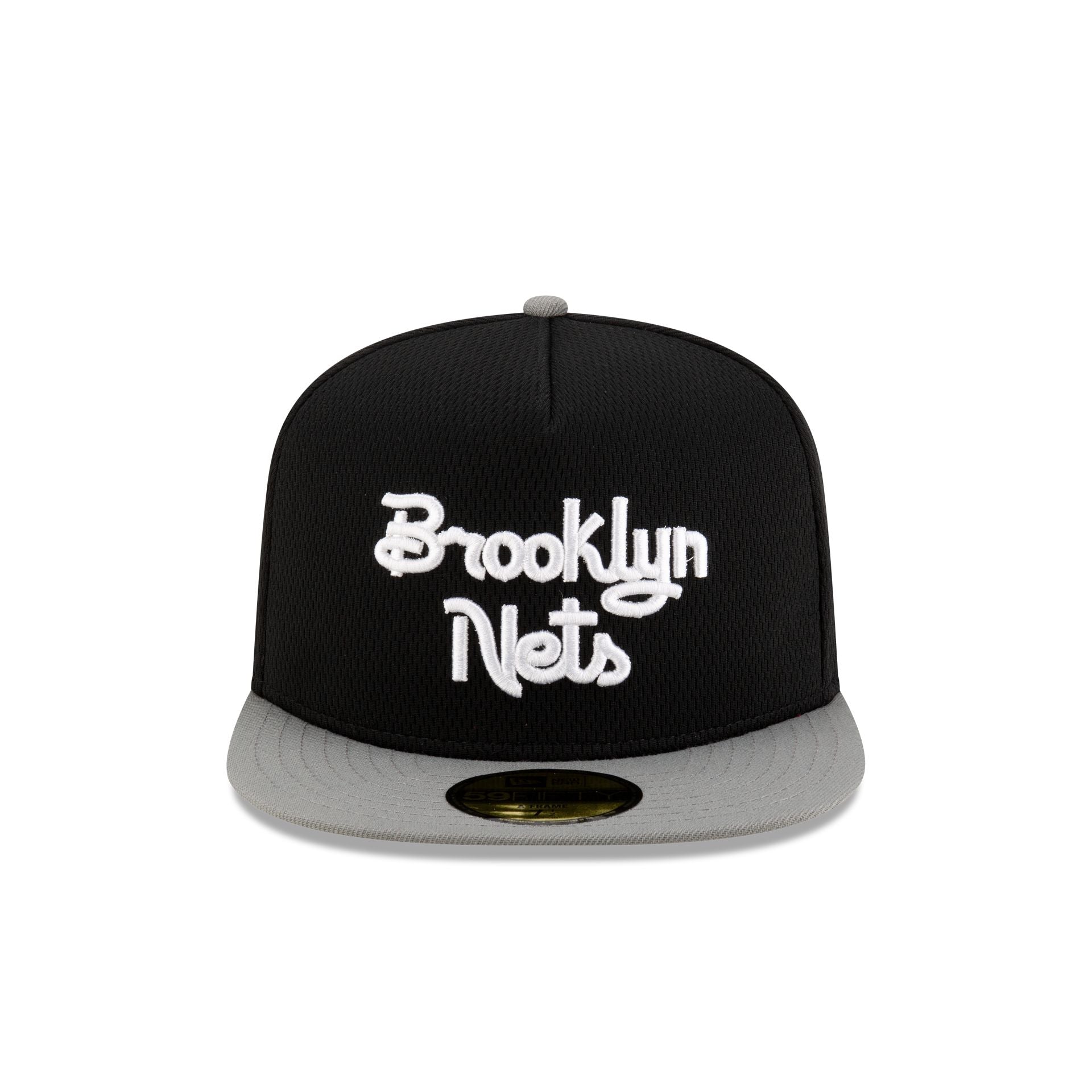 Brooklyn Nets Dashmark Mesh 59FIFTY A-Frame Fitted Hat - Image 2
