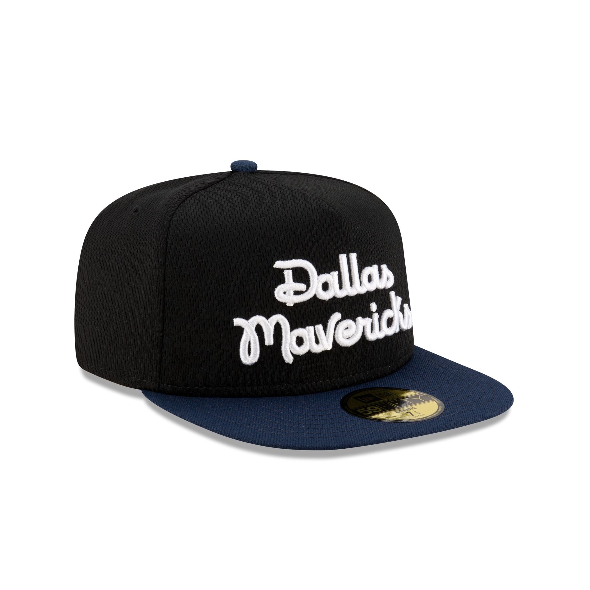 Dallas Mavericks Dashmark Mesh 59FIFTY A-Frame Fitted Hat - Image 3