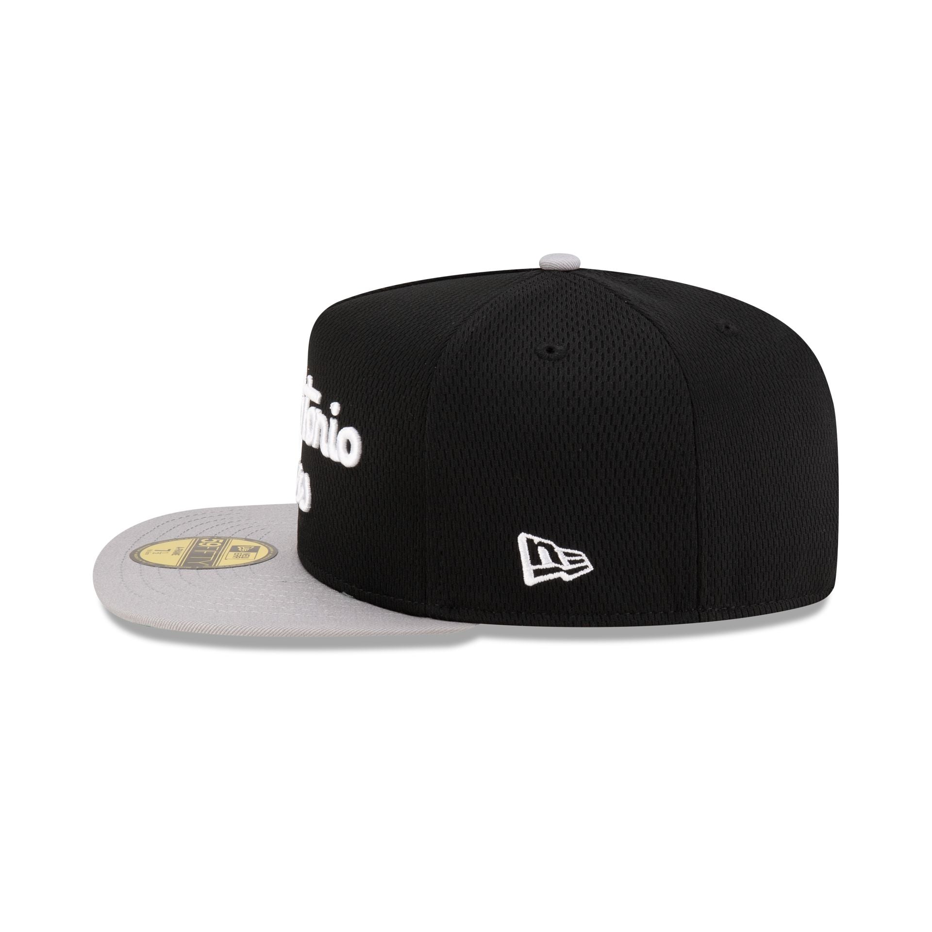 San Antonio Spurs Dashmark Mesh 59FIFTY A-Frame Fitted Hat - Image 4