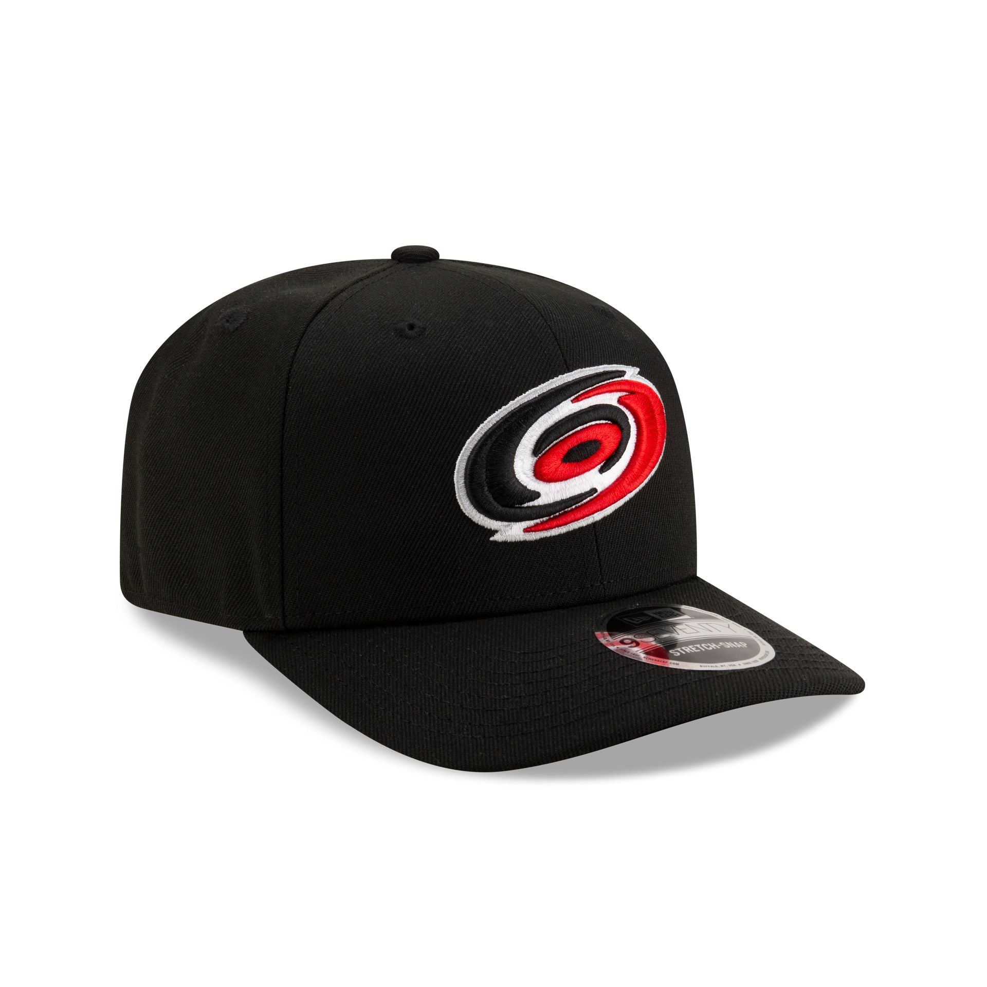 Carolina Hurricanes Black 9SEVENTY Stretch-Snap Hat - Image 3