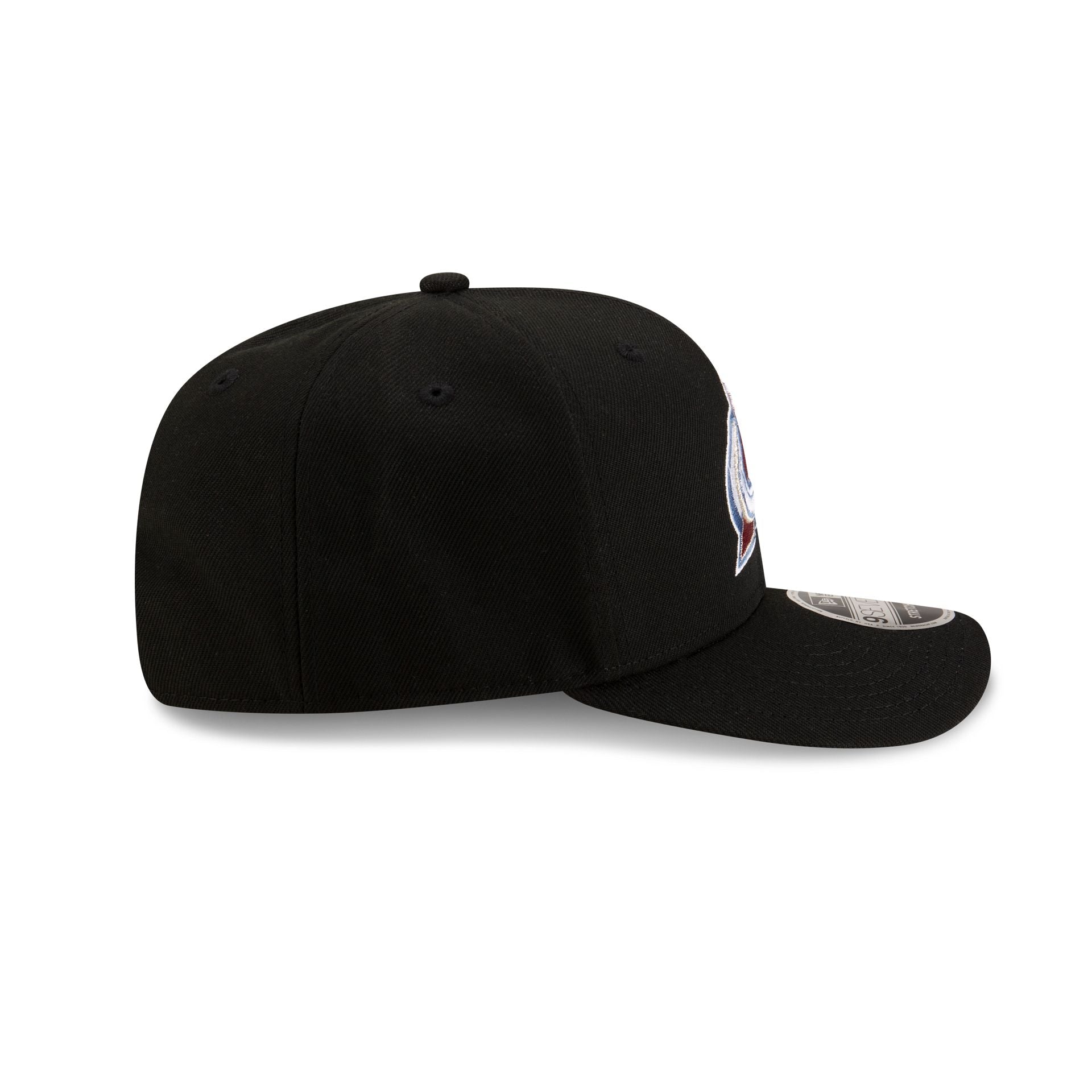 Colorado Avalanche Black 9SEVENTY Stretch-Snap Hat - Image 5
