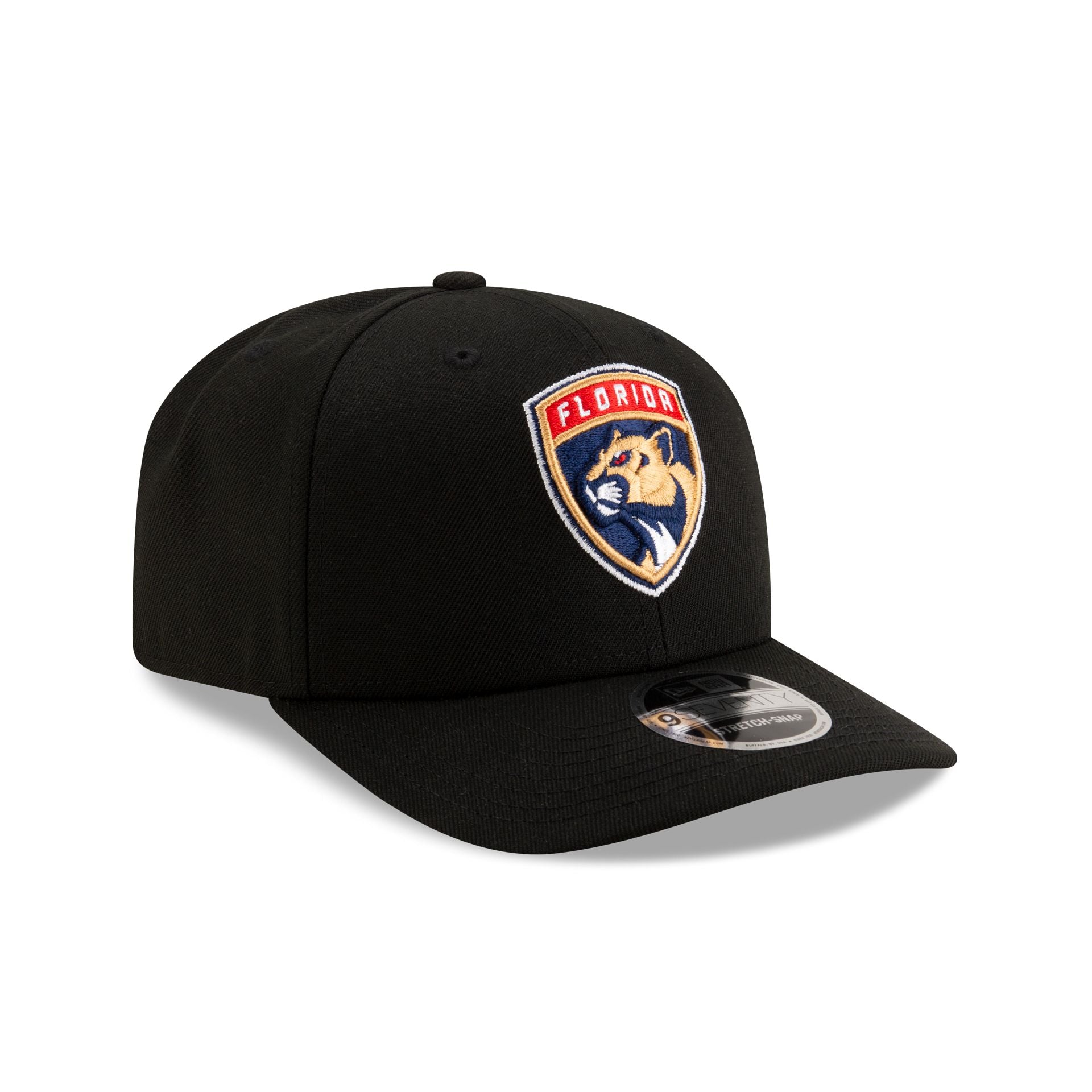 Florida Panthers Black 9SEVENTY Stretch-Snap Hat - Image 3