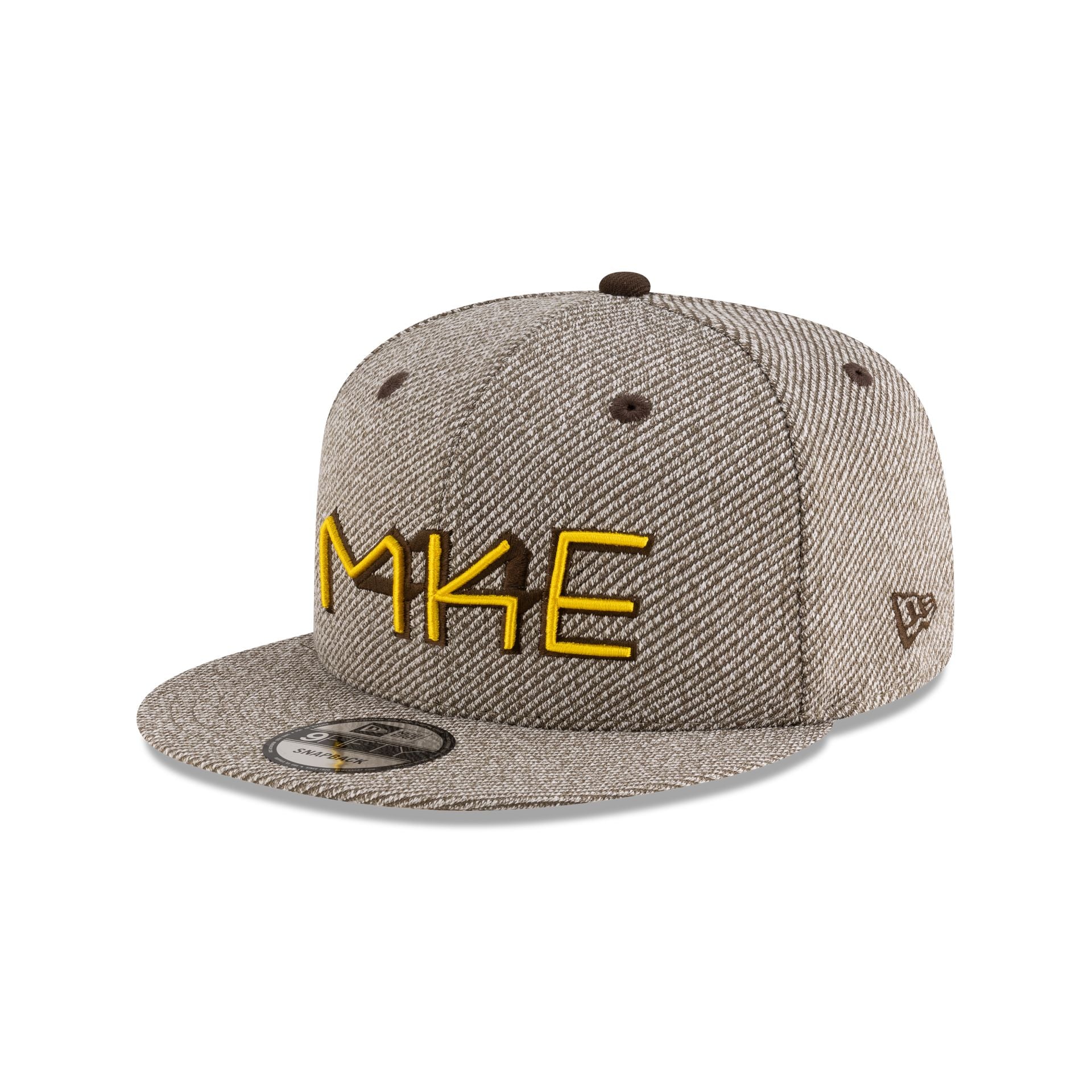 Tyler Herro x Milwaukee Brewers Heather Brown 9FIFTY Snapback Hat - Image 3