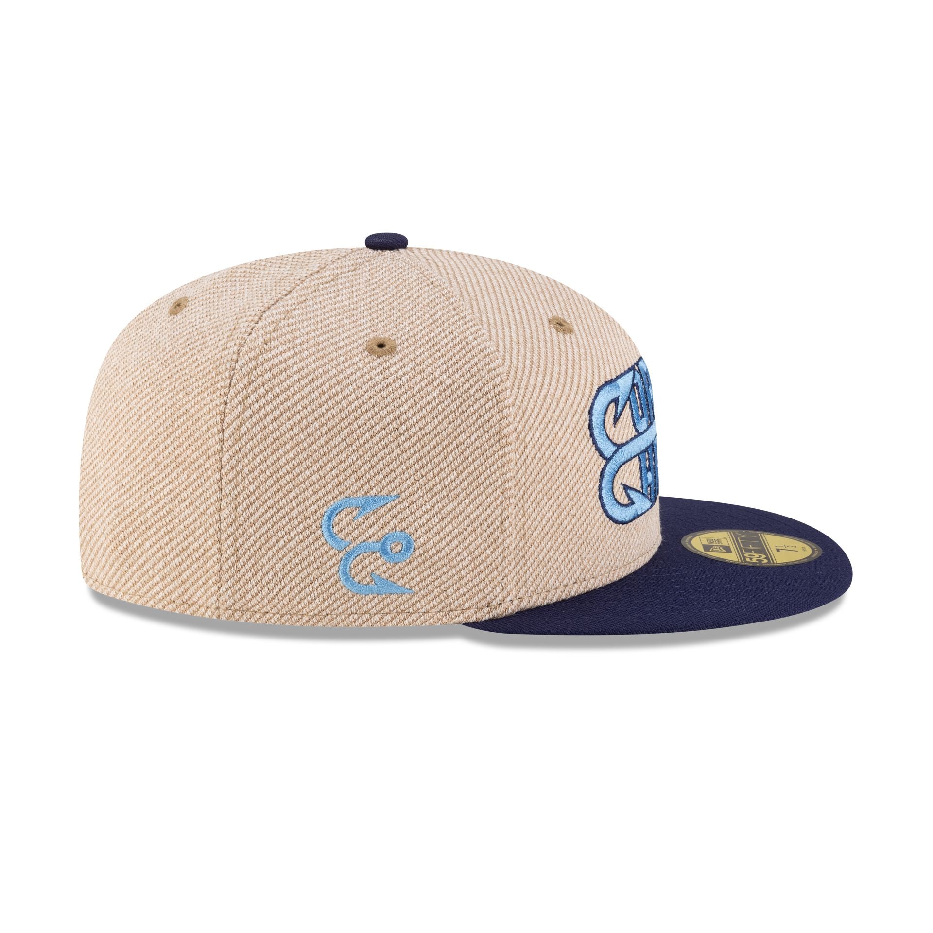 Corpus Cristi Hooks Terry Heather Tan 59FIFTY Fitted Hat - Image 4