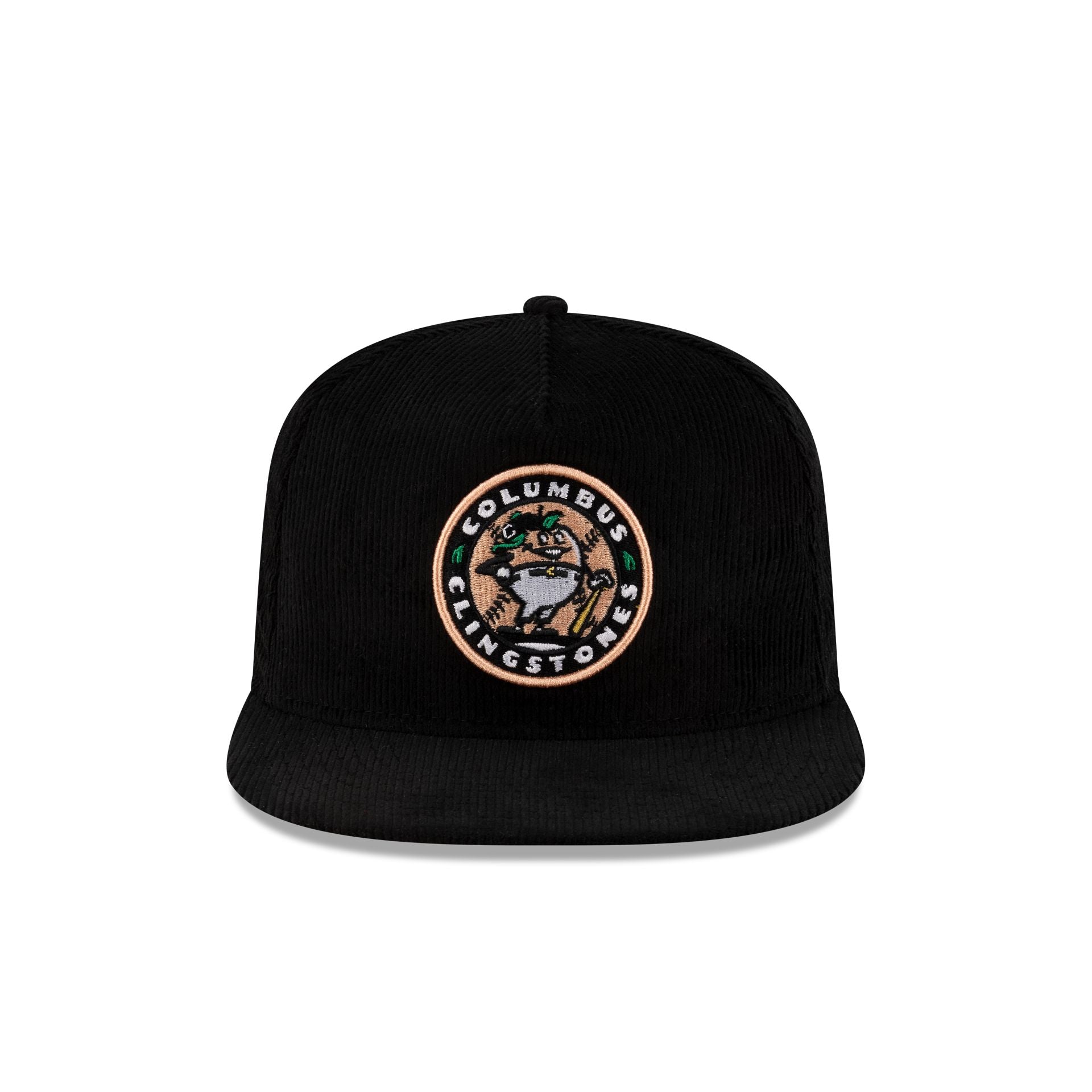 Columbus Clingstones Black Corduroy Golfer Hat - Image 2