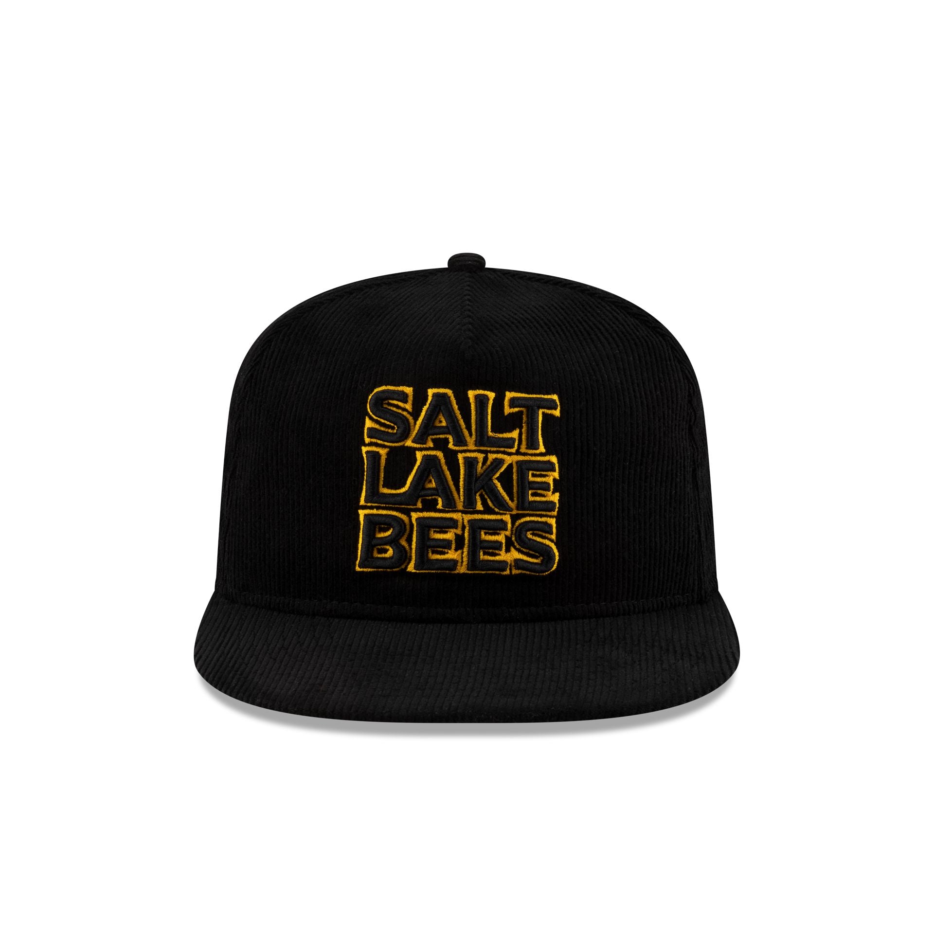 Salt Lake Bees Black Corduroy Golfer Hat - Image 2