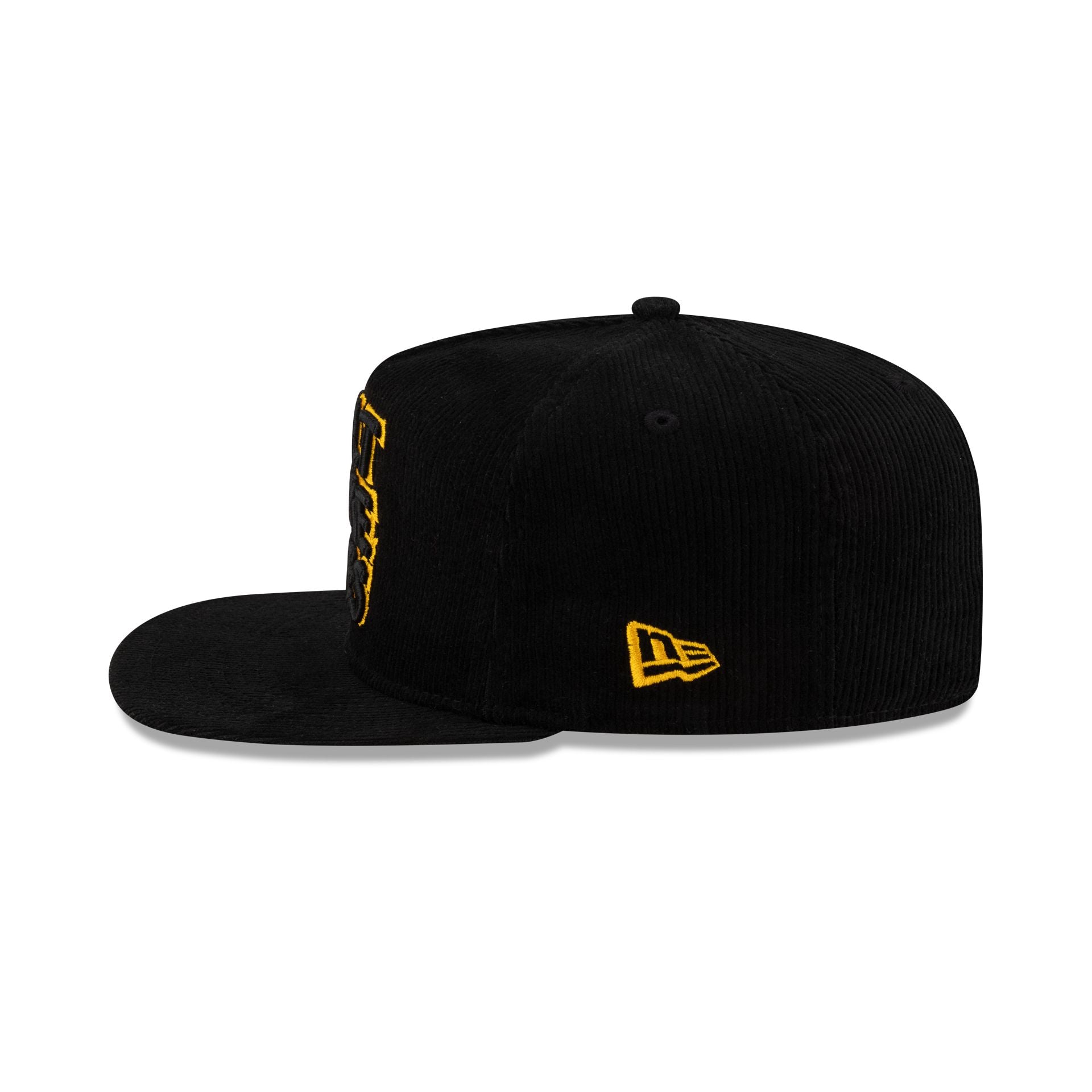 Salt Lake Bees Black Corduroy Golfer Hat - Image 4