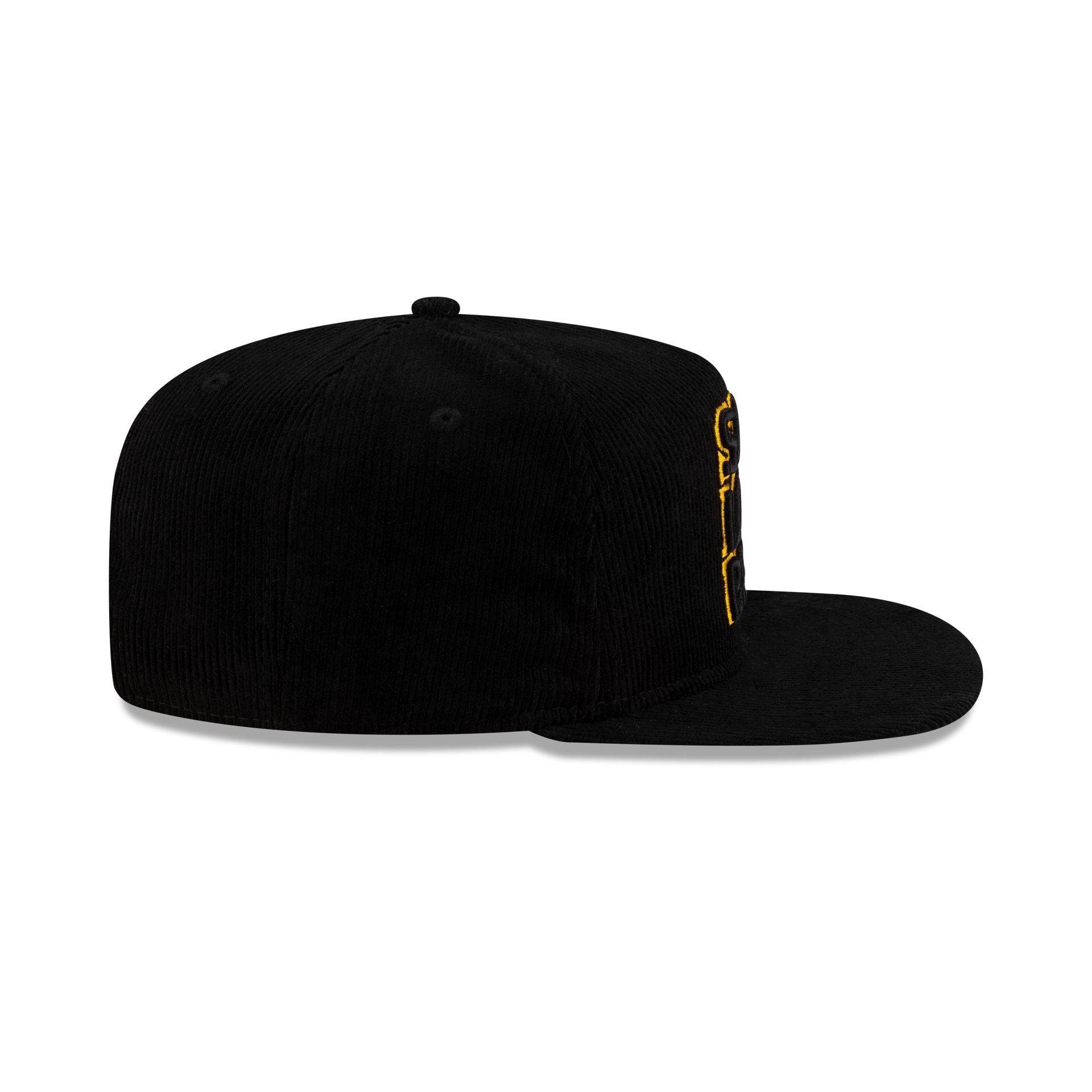 Salt Lake Bees Black Corduroy Golfer Hat - Image 5