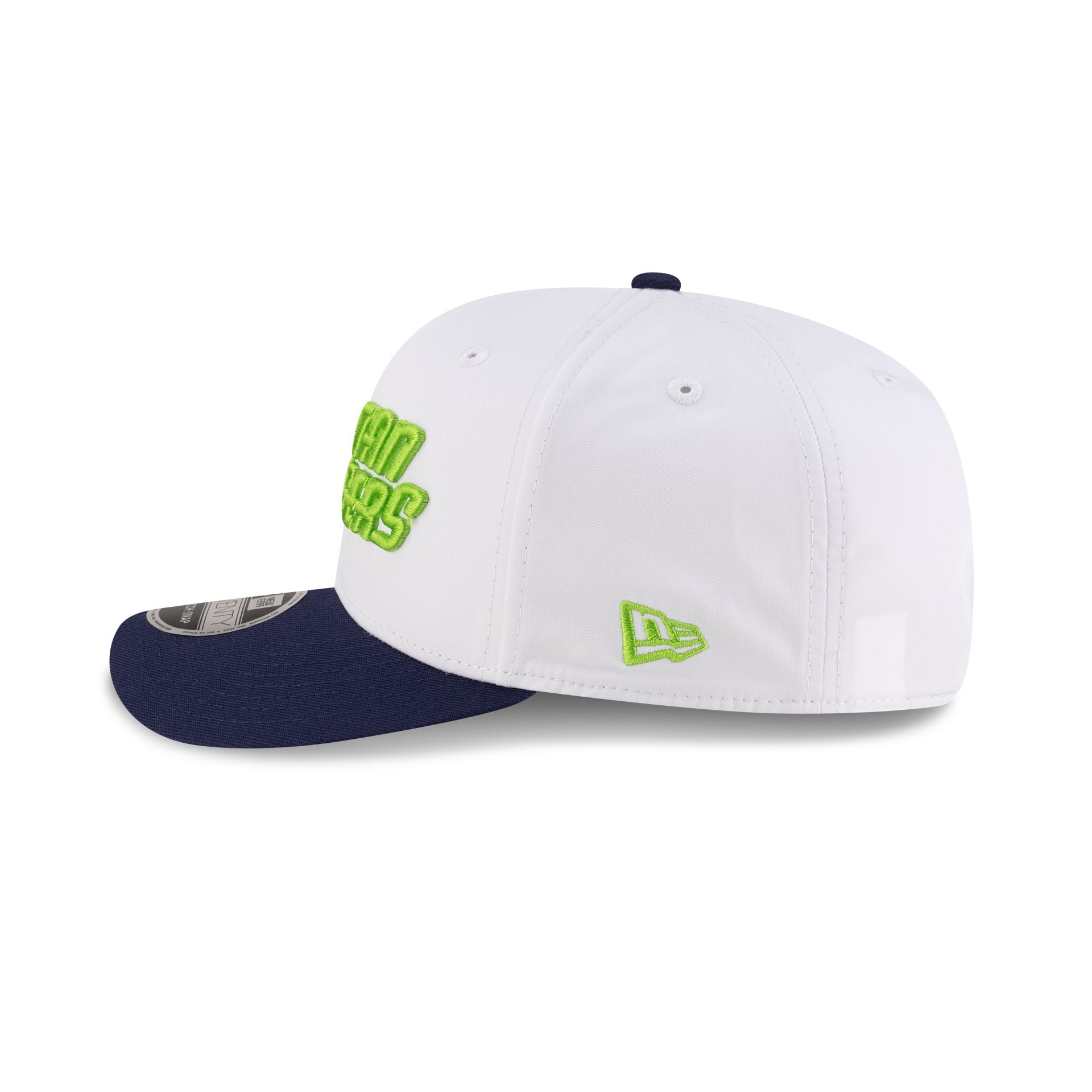 Hub City Spartanburgers Optic White 9SEVENTY Stretch-Snap Hat - Image 4