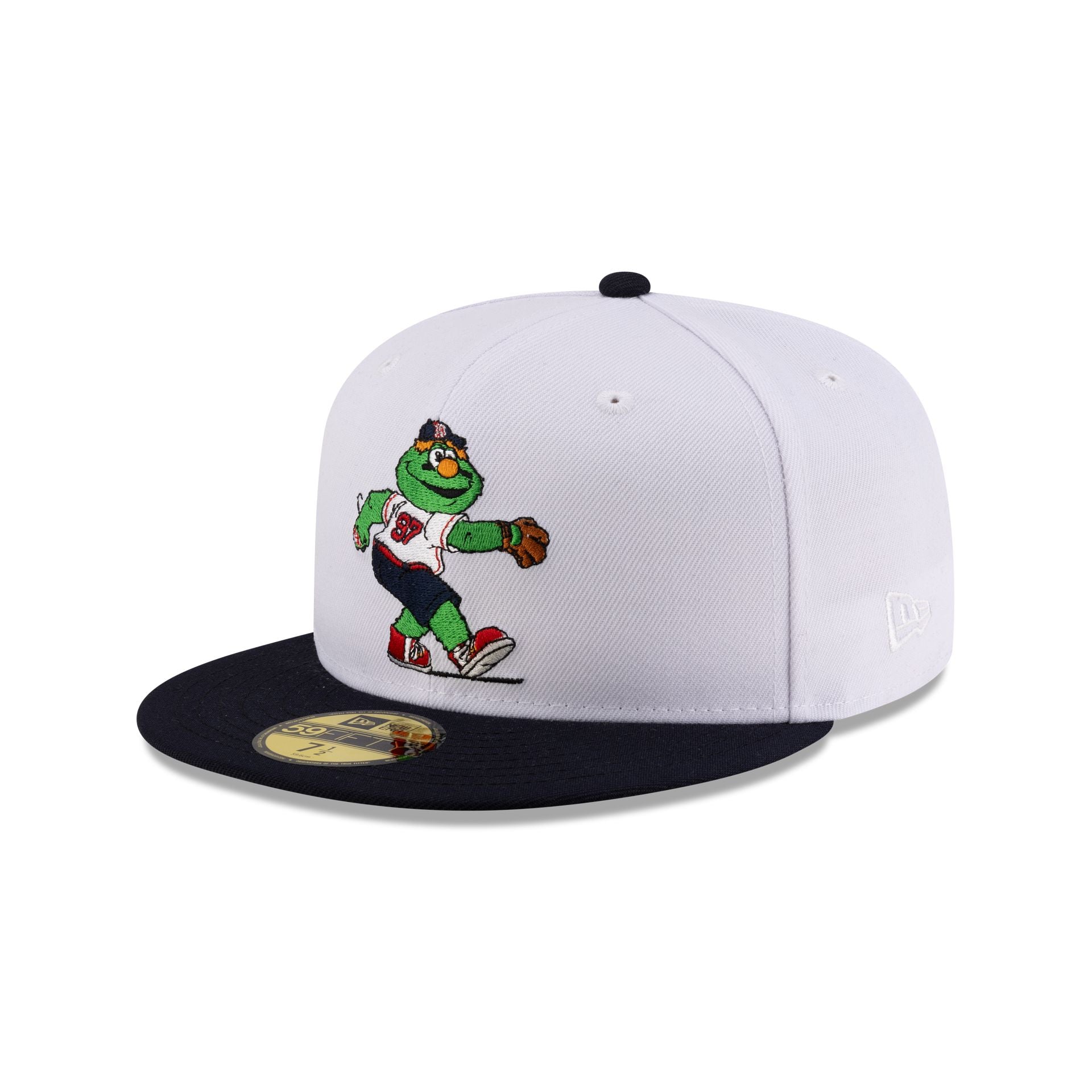Boston Red Sox Mascot White 59FIFTY Fitted Hat - Image 3