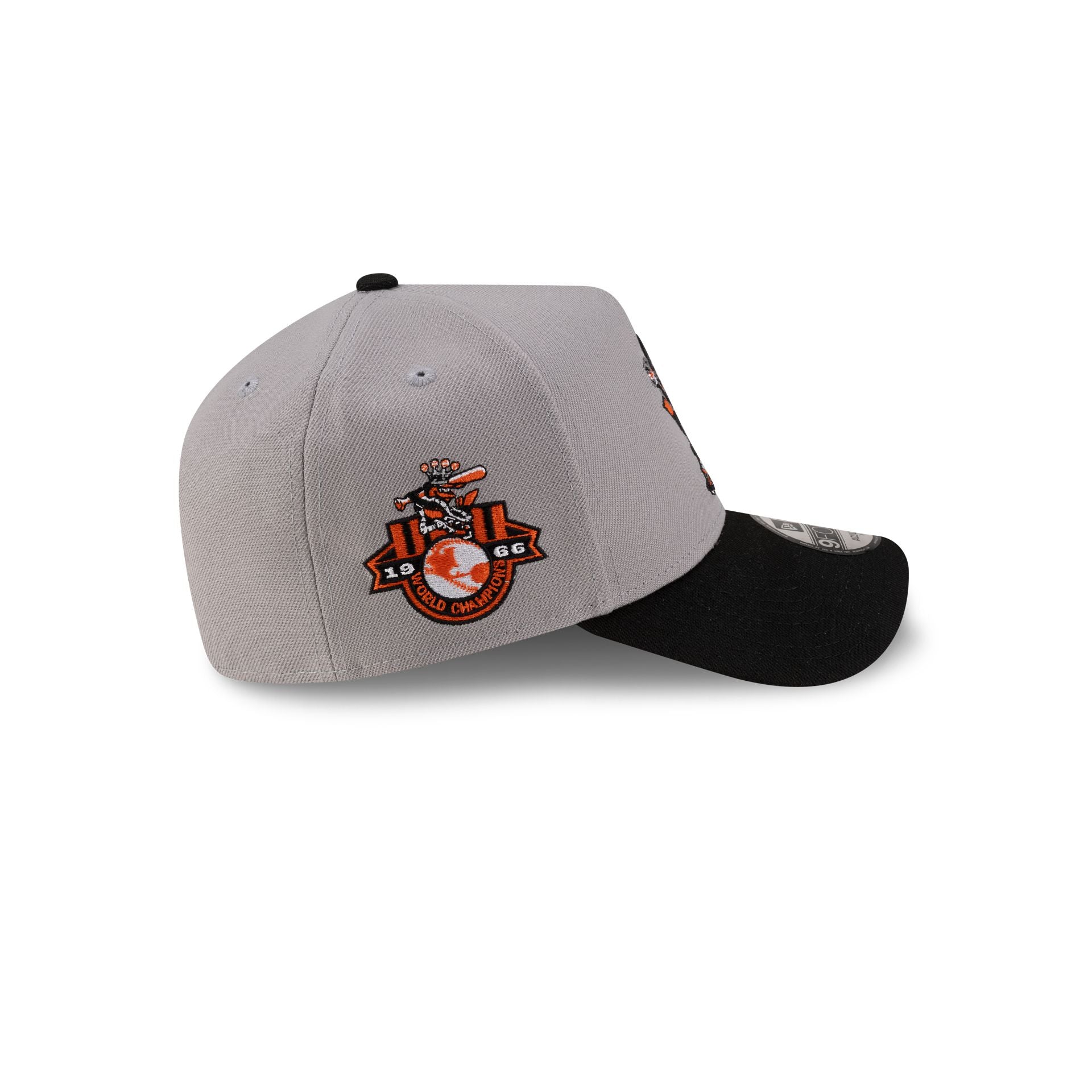 Baltimore Orioles Mascot Gray 9FORTY A-Frame Snapback Hat - Image 4