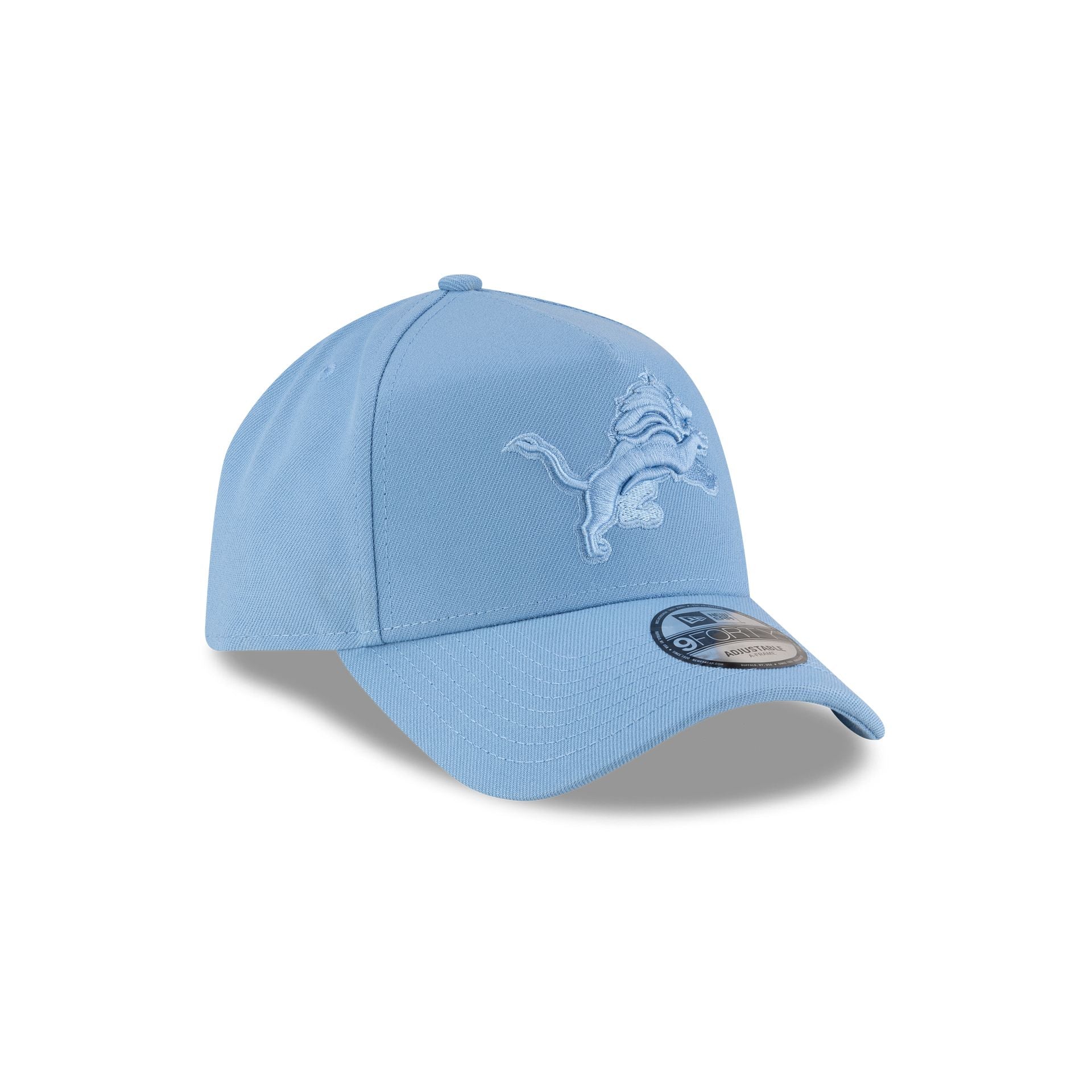Detroit Lions Sky Blue 9FORTY A-Frame Snapback Hat - Image 3