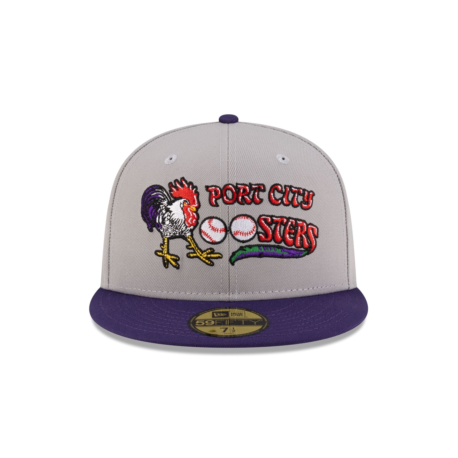 Just Caps Hometown Port City Roosters 59FIFTY Fitted Hat - Image 2