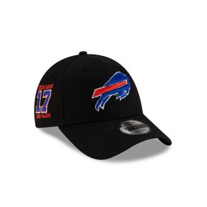 Buffalo Bills Josh Allen MVP Black 9FORTY Adjustable Hat