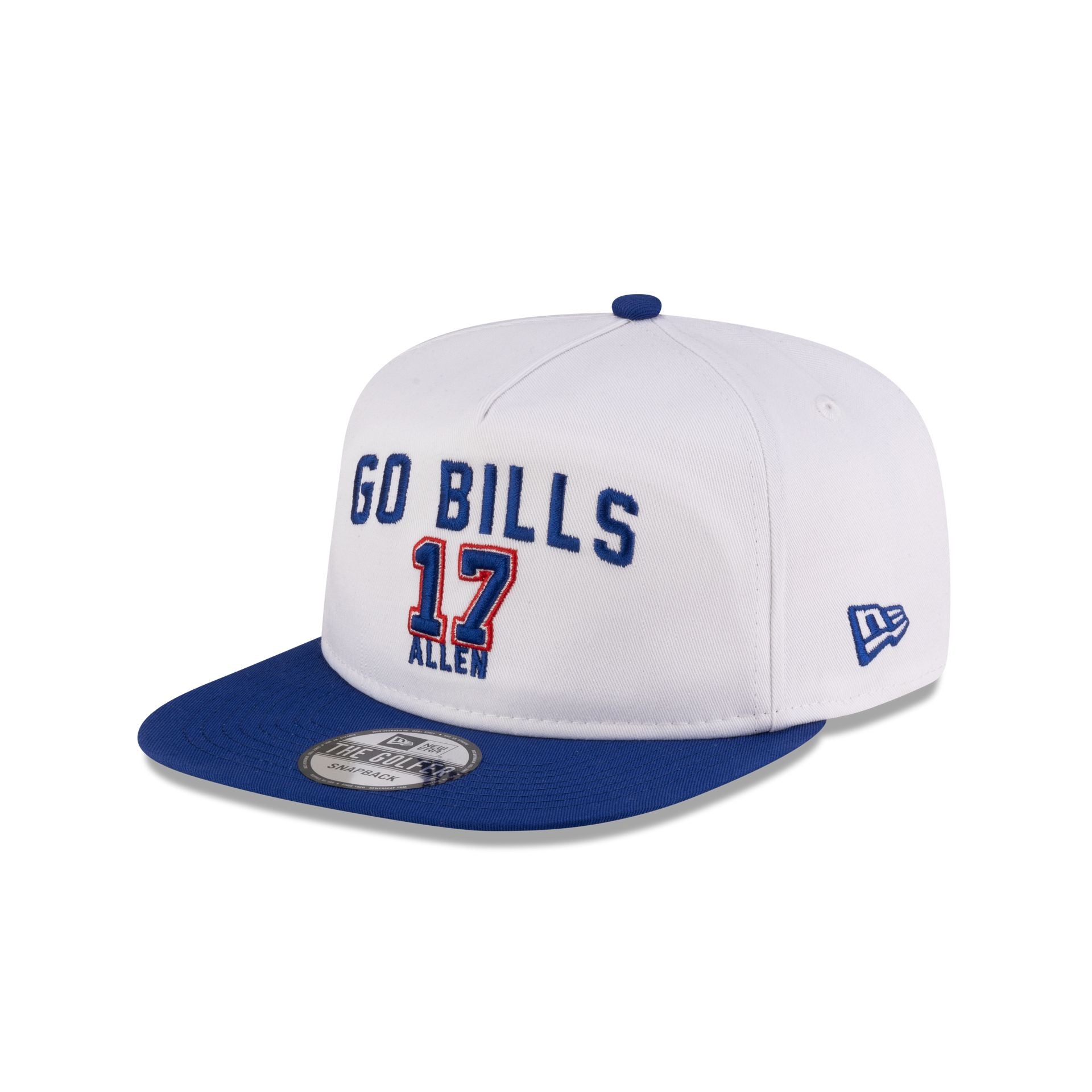 Buffalo Bills Josh Allen MVP White Golfer Hat - Image 3
