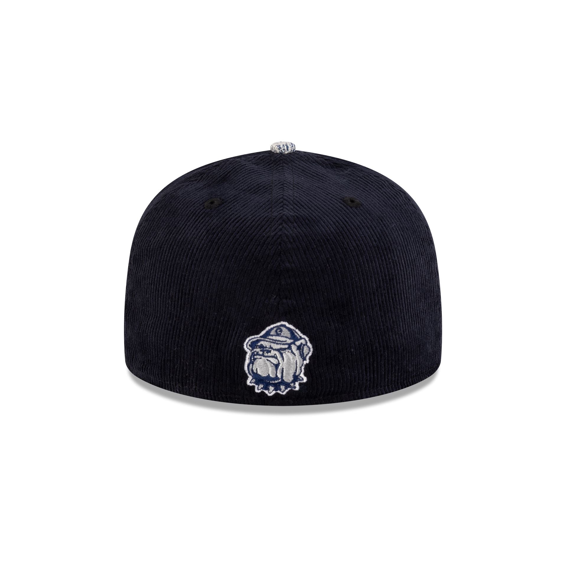 Georgetown Hoyas Navy Cord Denim 59FIFTY Fitted Hat - Image 6