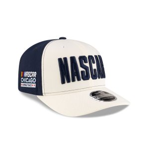 NASCAR Chicago Street Race Chrome Navy 9SEVENTY Stretch-Snap Hat