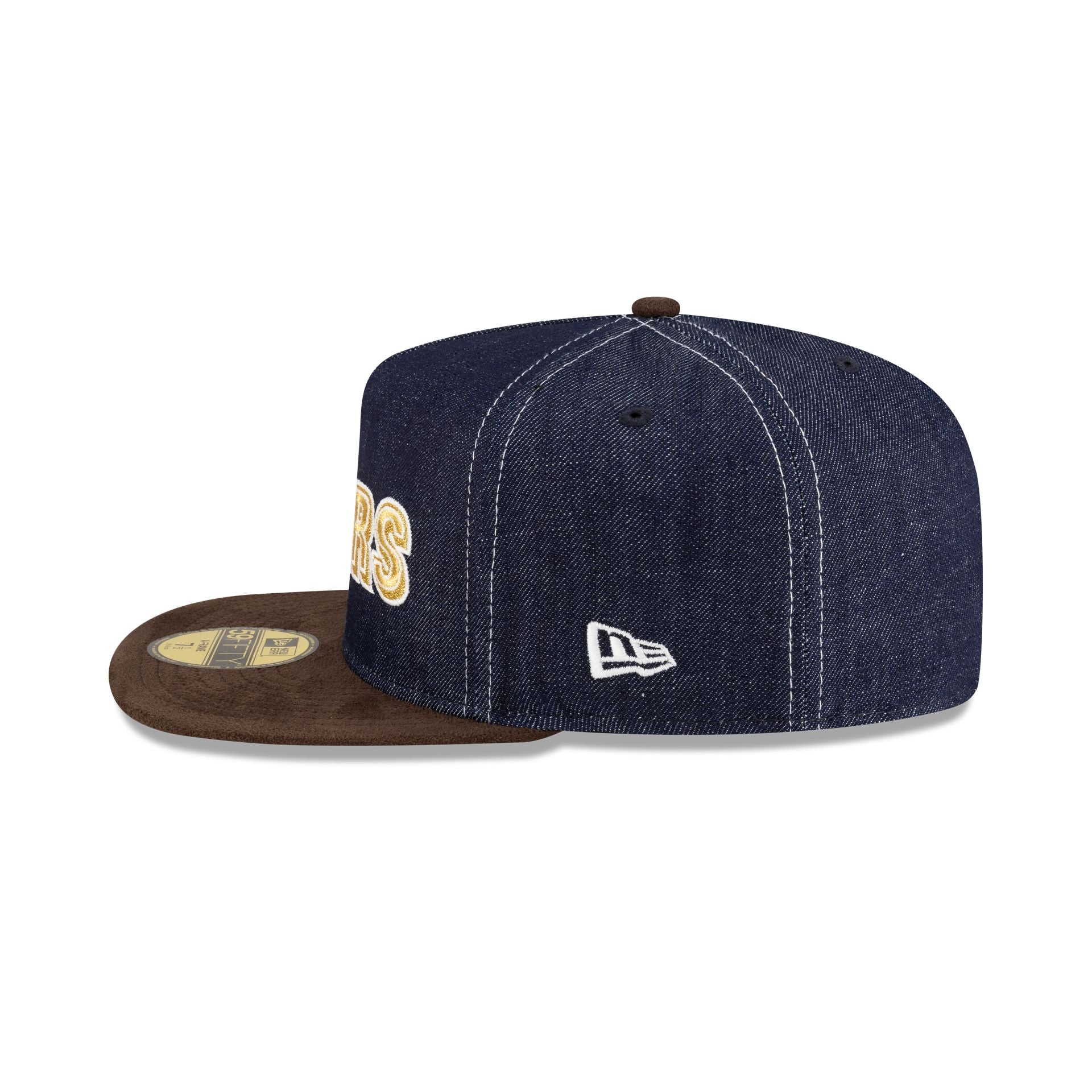 Oilers Houston Pack Denim 59FIFTY A-Frame Fitted Hat - Image 4
